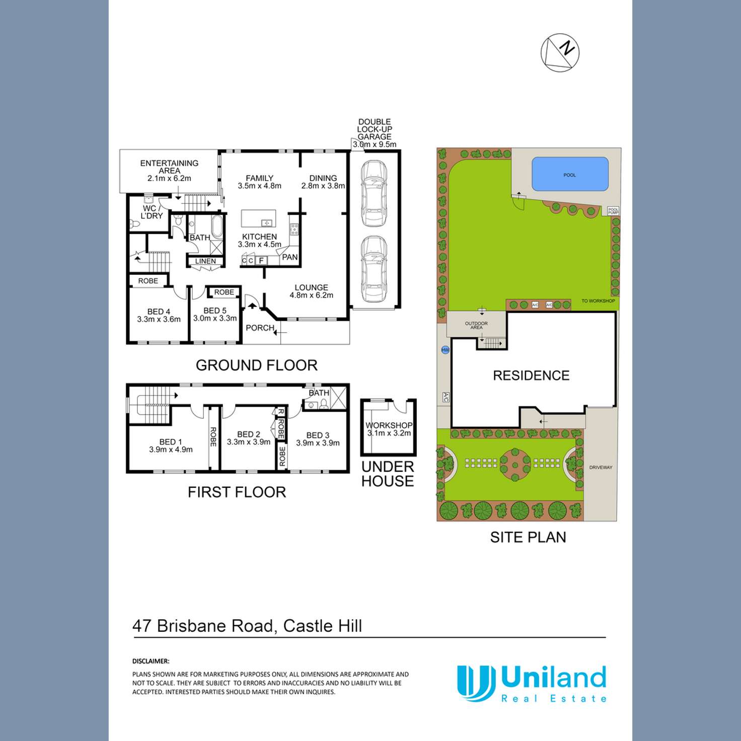 Floorplan of Homely house listing, 47 Brisbane Road, Castle Hill NSW 2154