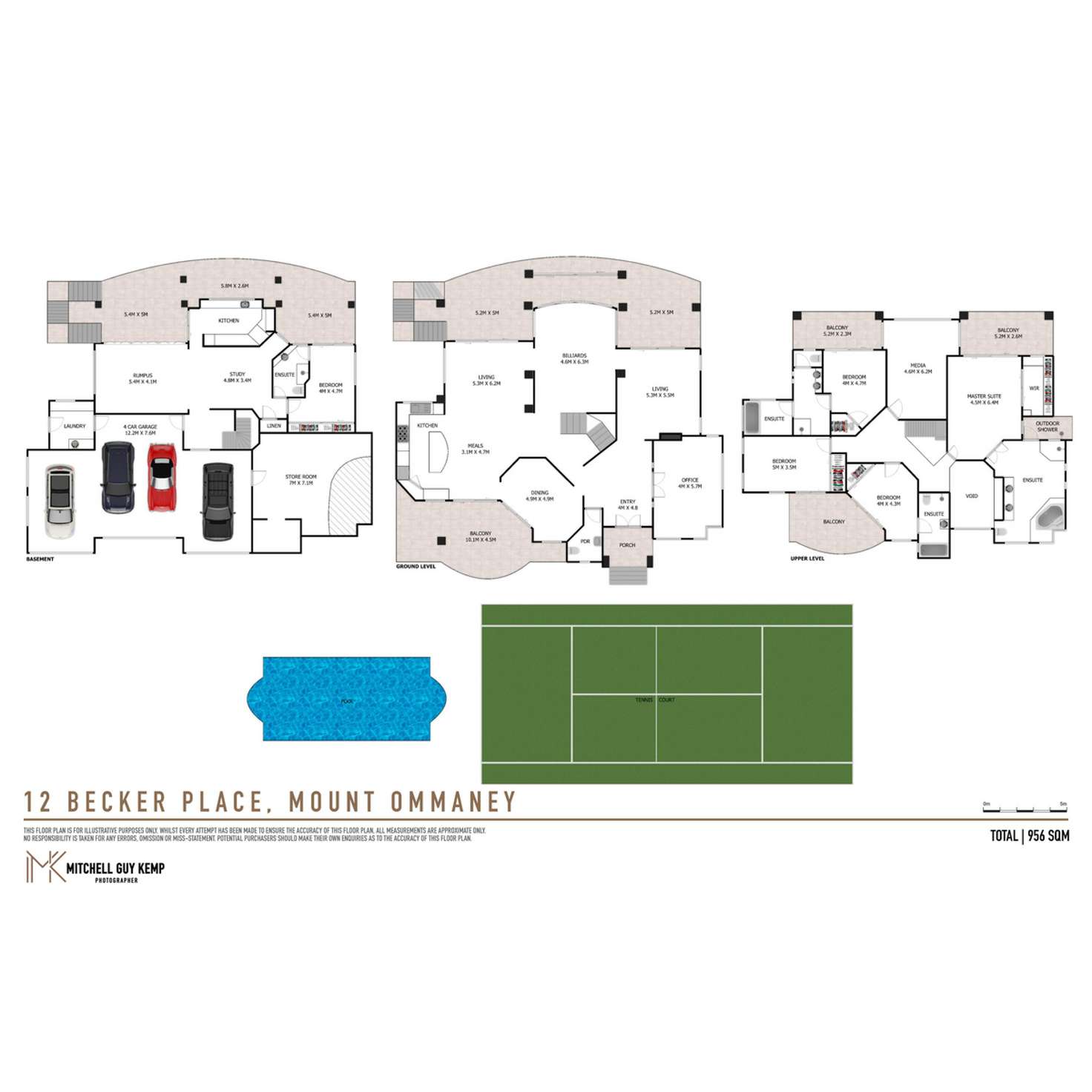 Floorplan of Homely house listing, 12 Becker Place, Mount Ommaney QLD 4074