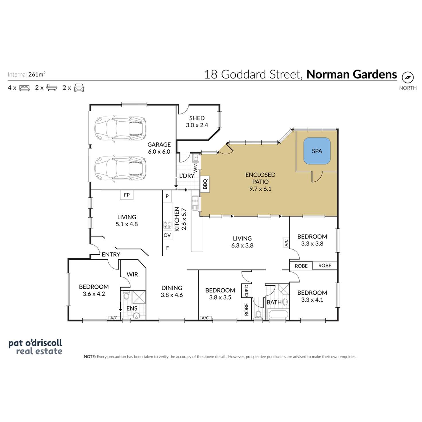 Floorplan of Homely house listing, 18 Goddard Street, Norman Gardens QLD 4701