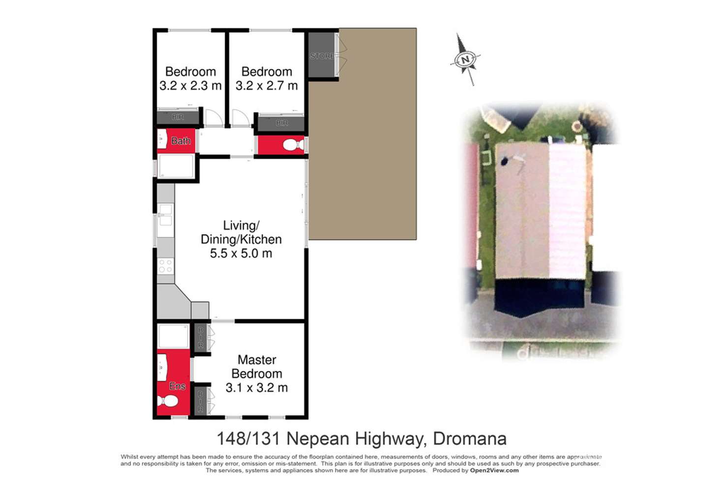 Floorplan of Homely unit listing, 148/131 Nepean Highway, Dromana VIC 3936