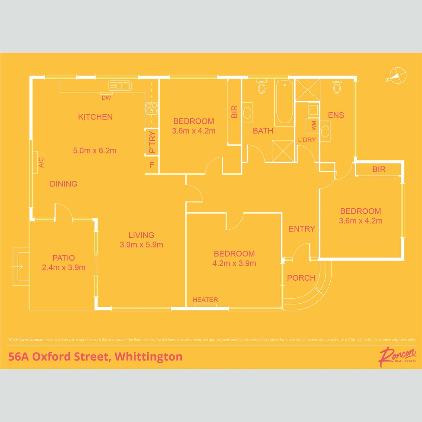 Floorplan of Homely house listing, 56 Oxford Street, Whittington VIC 3219