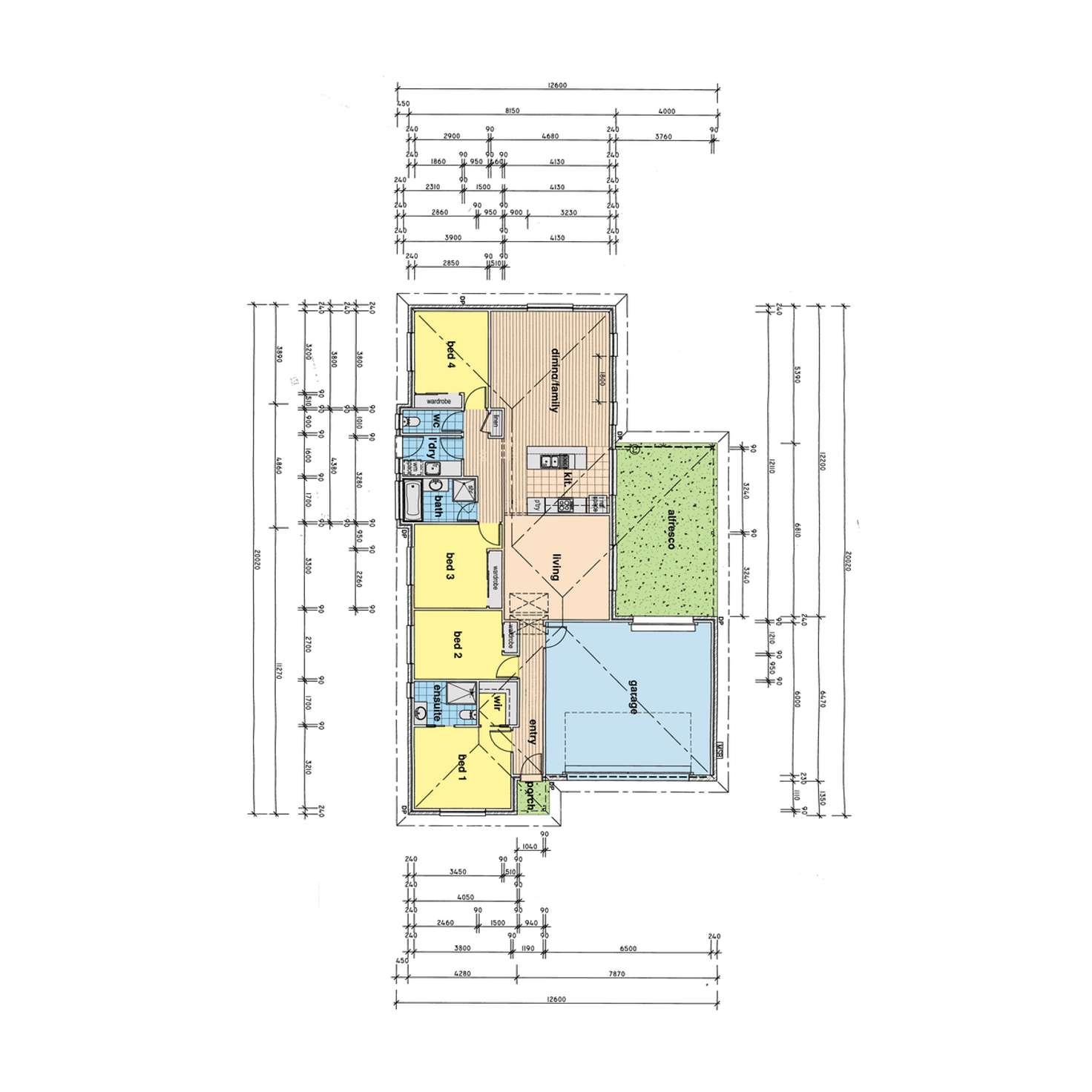 Floorplan of Homely house listing, 5 Tweedie Court, Stratford VIC 3862