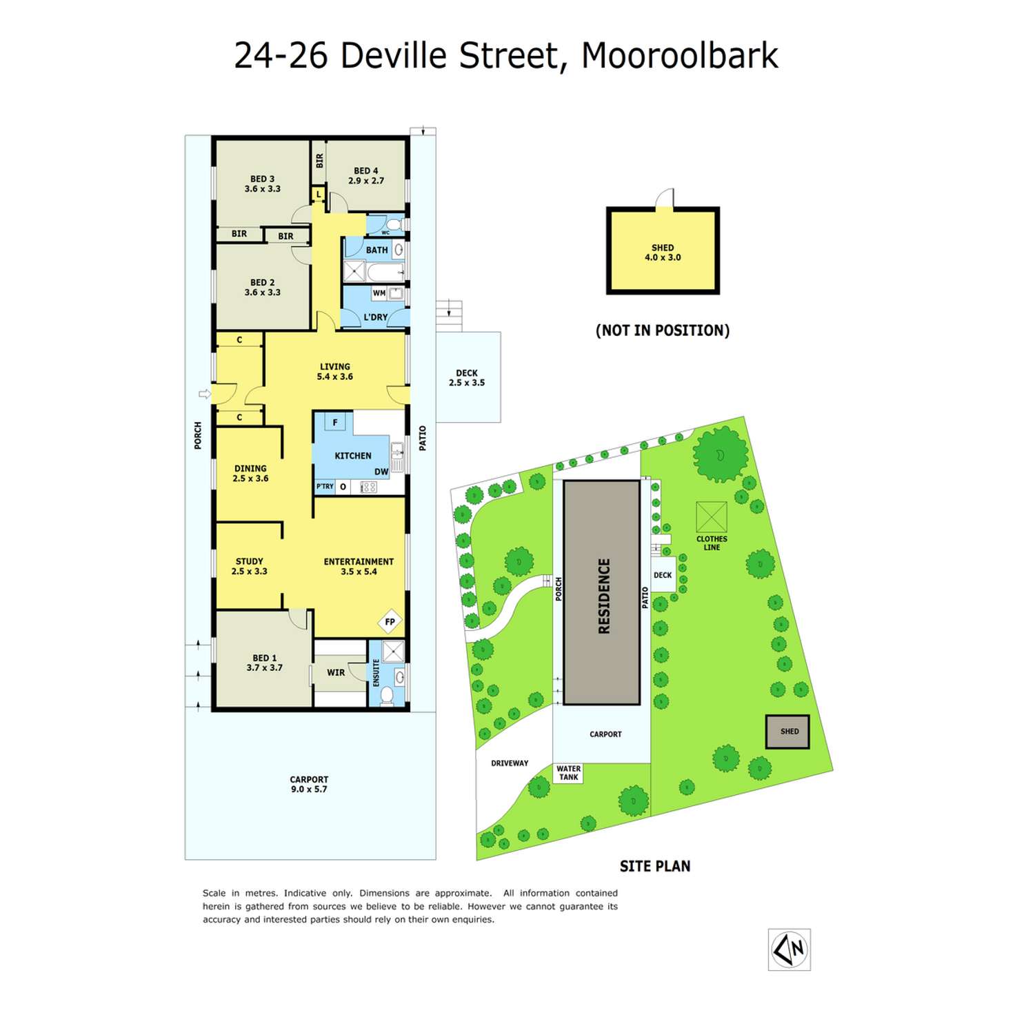 Floorplan of Homely house listing, 24-26 Delville Street, Mooroolbark VIC 3138