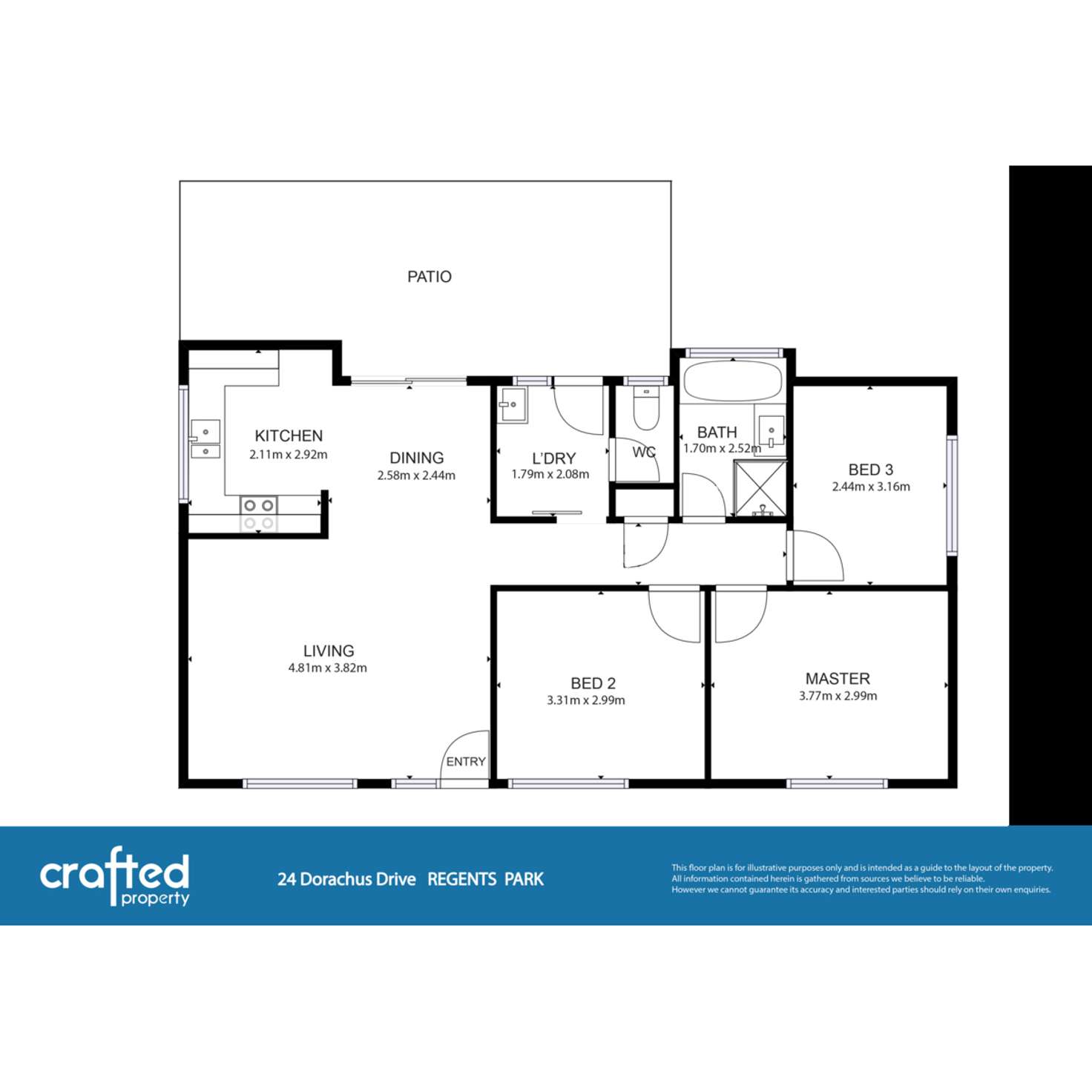 Floorplan of Homely house listing, 24 Dorachus Drive, Regents Park QLD 4118