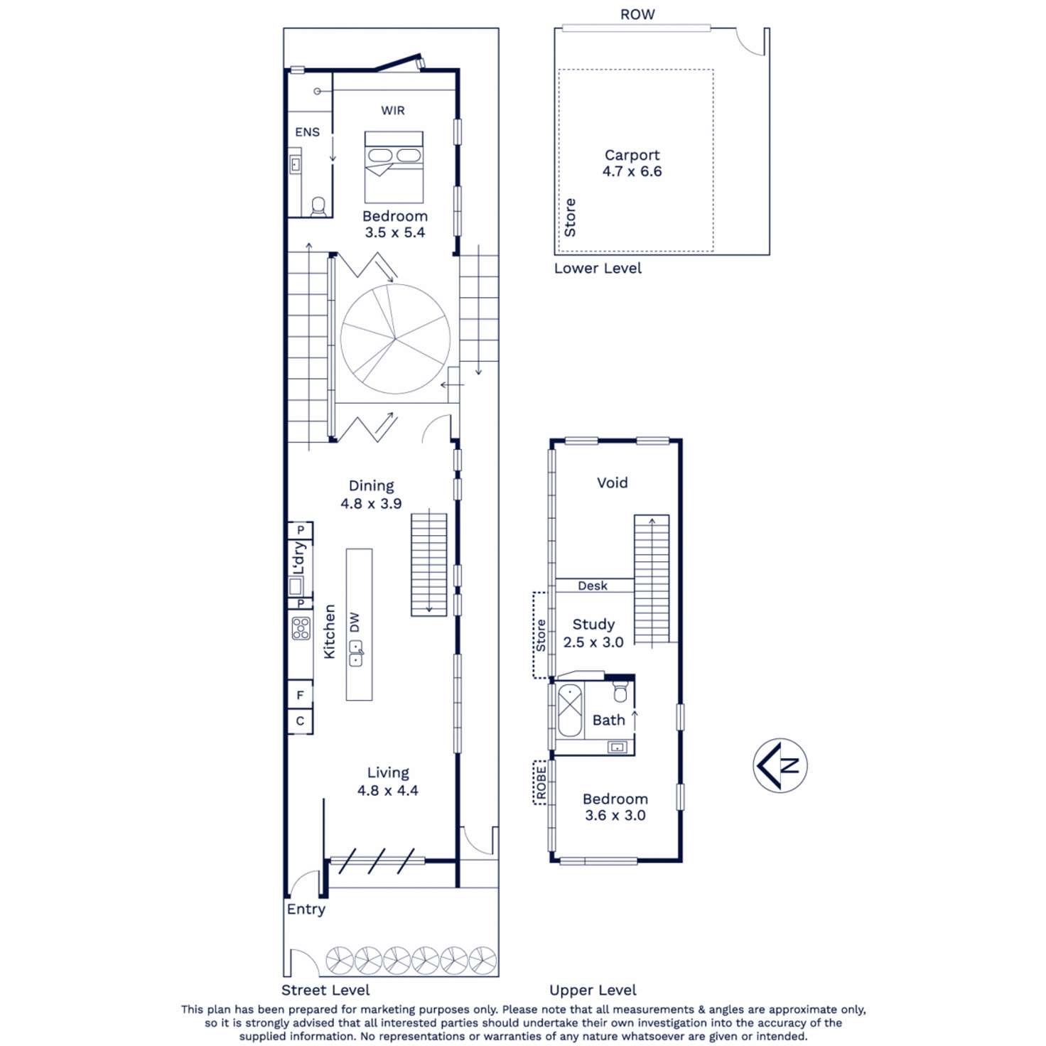 Floorplan of Homely house listing, 109 Rankins Road, Kensington VIC 3031