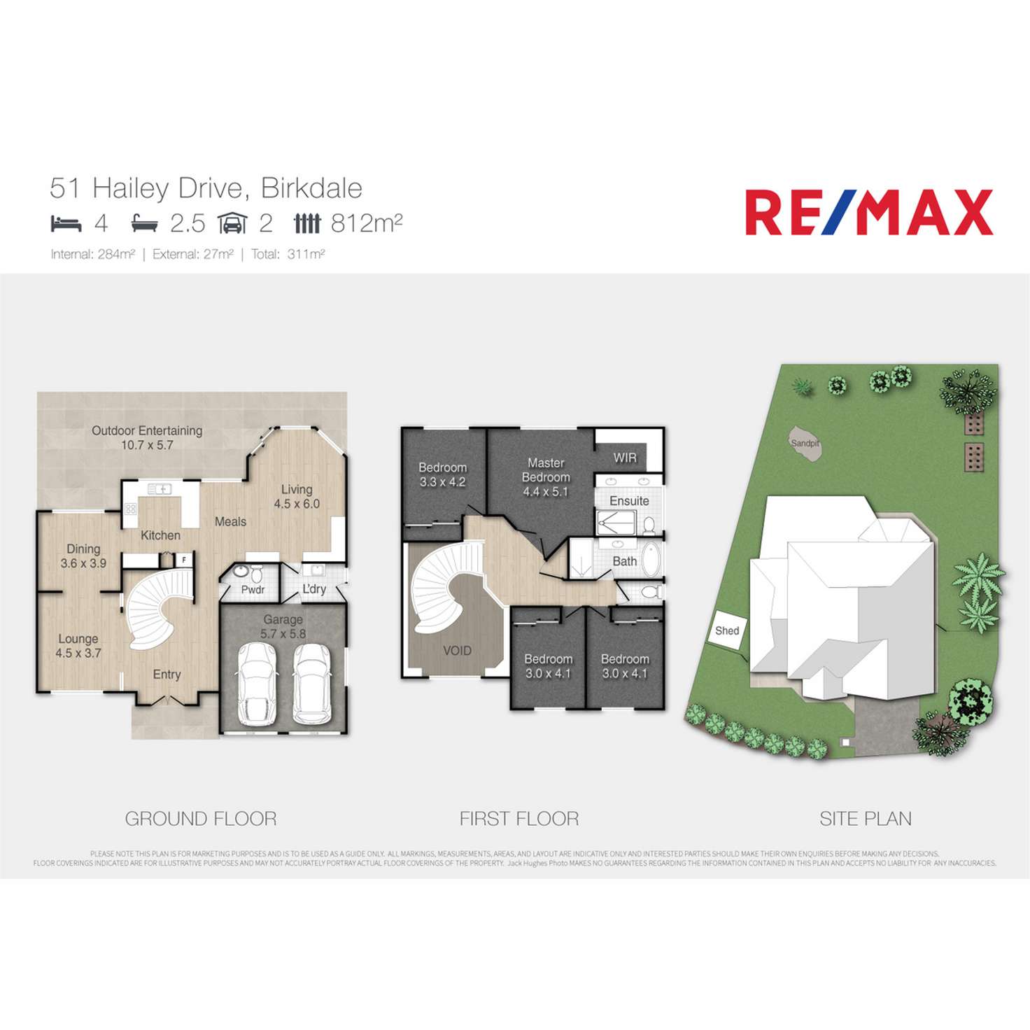 Floorplan of Homely house listing, 51 Hailey Drive, Birkdale QLD 4159