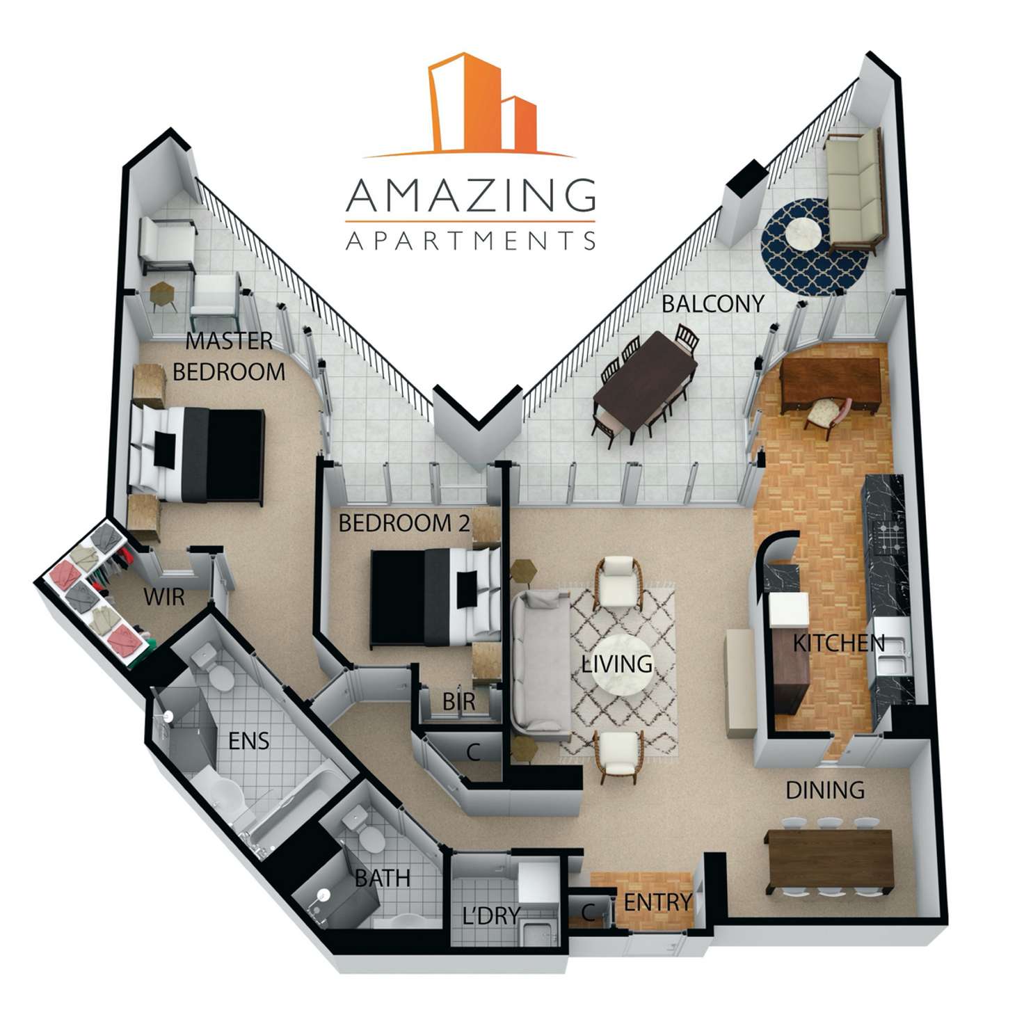 Floorplan of Homely apartment listing, 12 Edward Street, Brisbane City QLD 4000