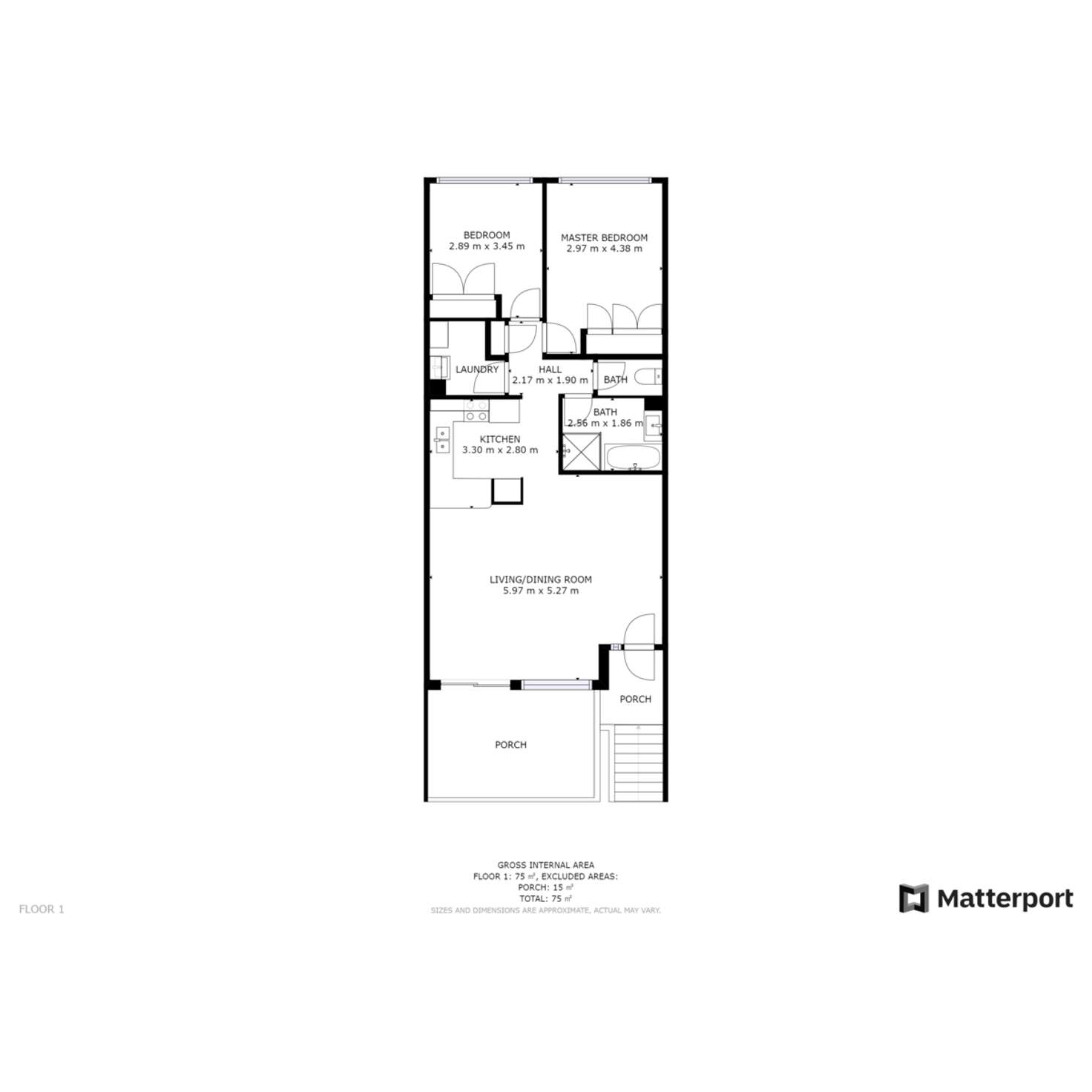 Floorplan of Homely apartment listing, 14/94 Collett Street, Queanbeyan NSW 2620