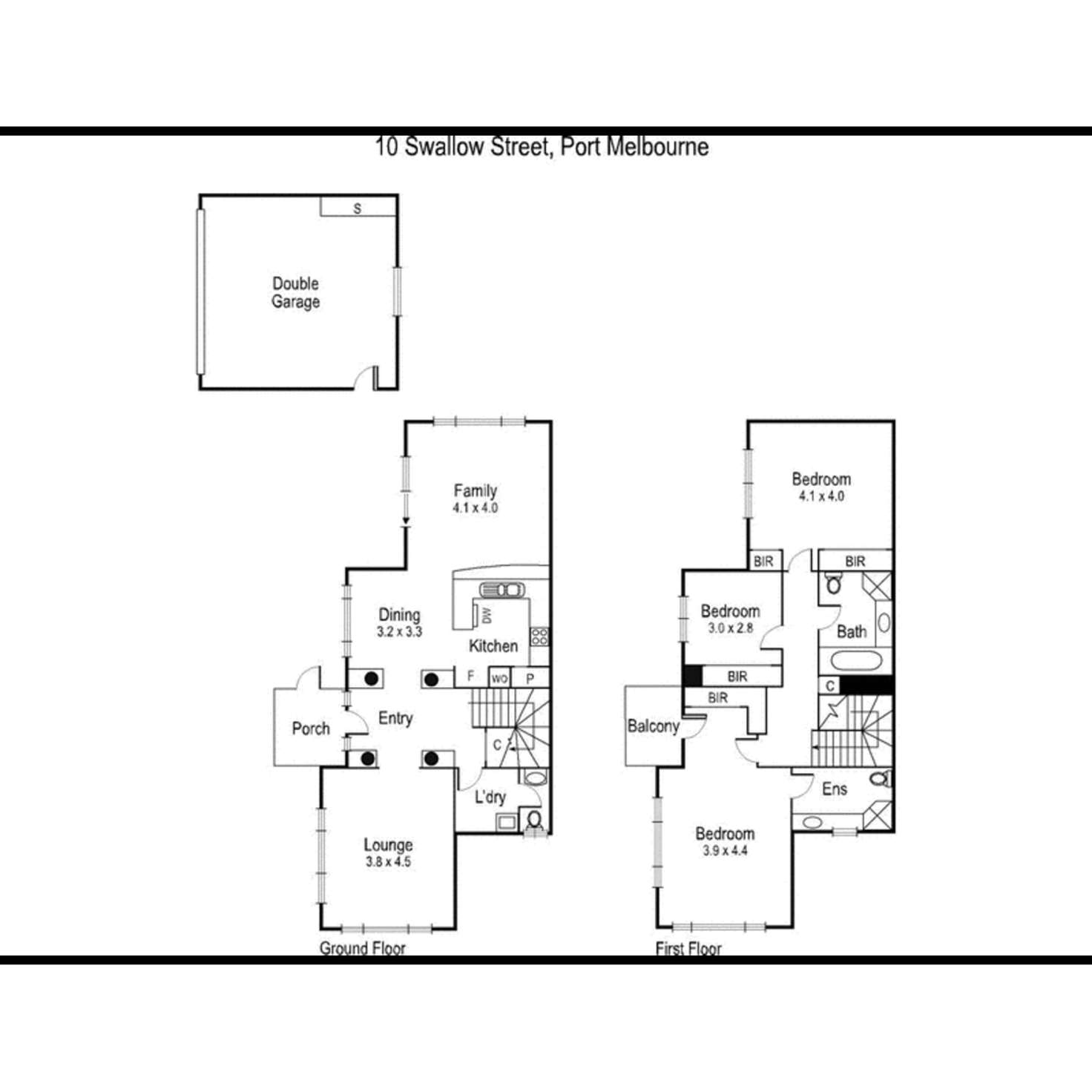 Floorplan of Homely house listing, 10 Swallow Street, Port Melbourne VIC 3207