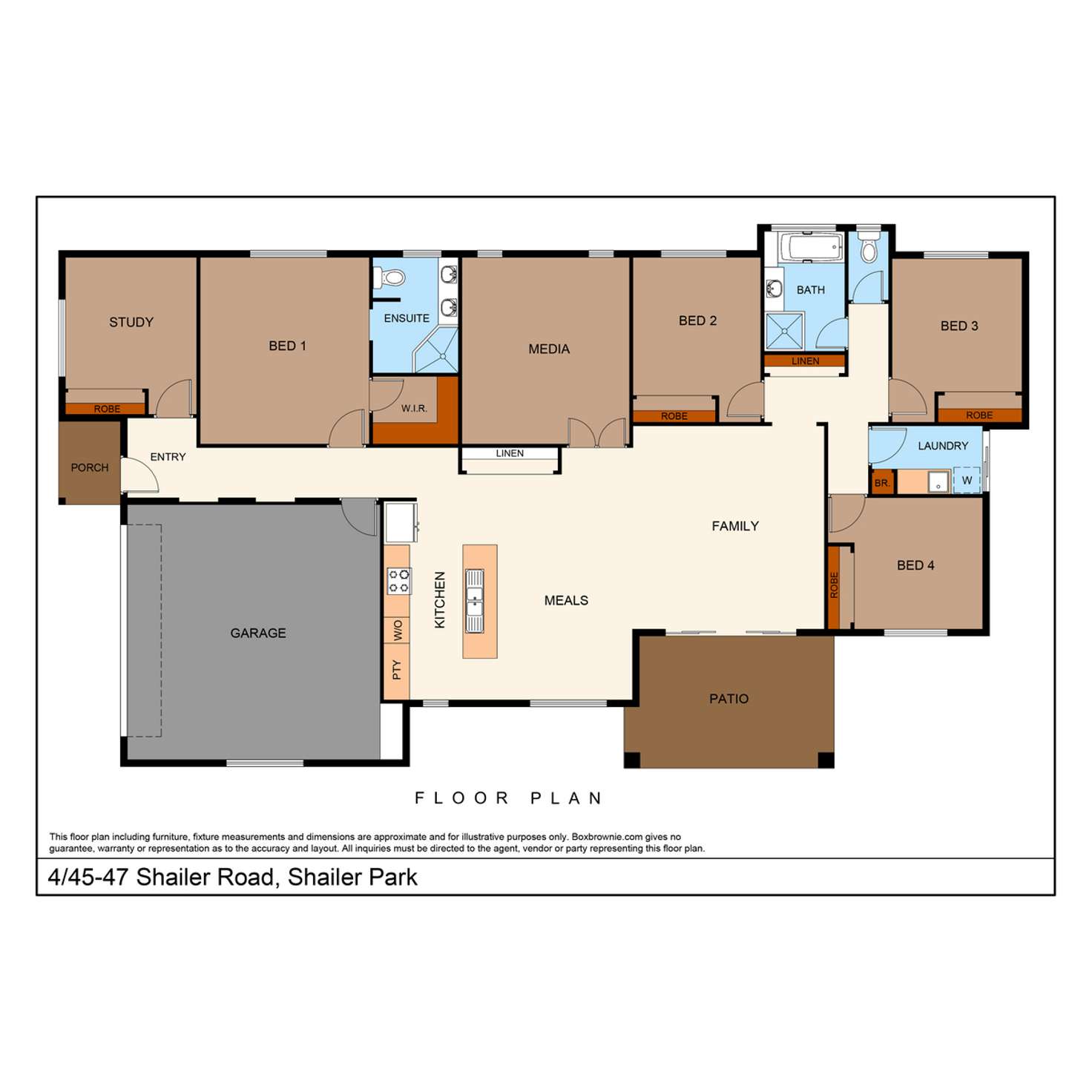 Floorplan of Homely house listing, 4/45-47 Shailer Road, Shailer Park QLD 4128