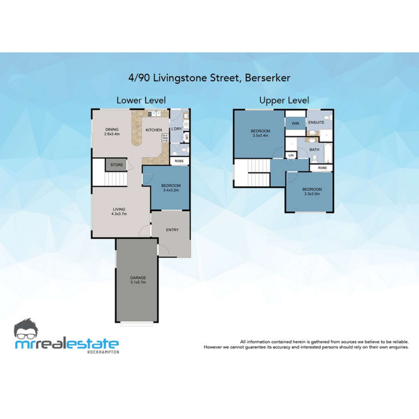 Floorplan of Homely unit listing, 4/90 Livingstone Street, Berserker QLD 4701