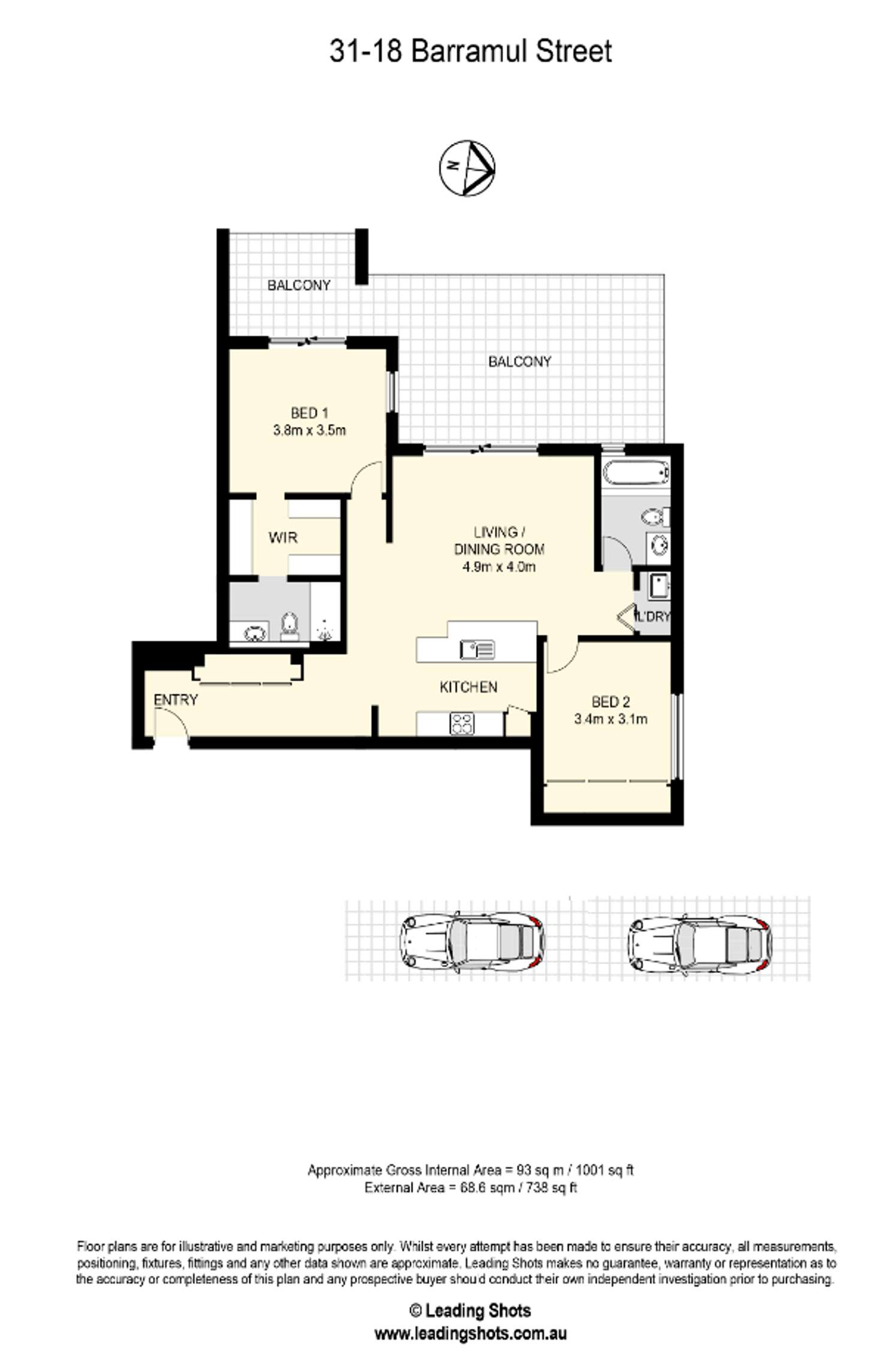 Floorplan of Homely apartment listing, 31/16 Corio Street, Bulimba QLD 4171