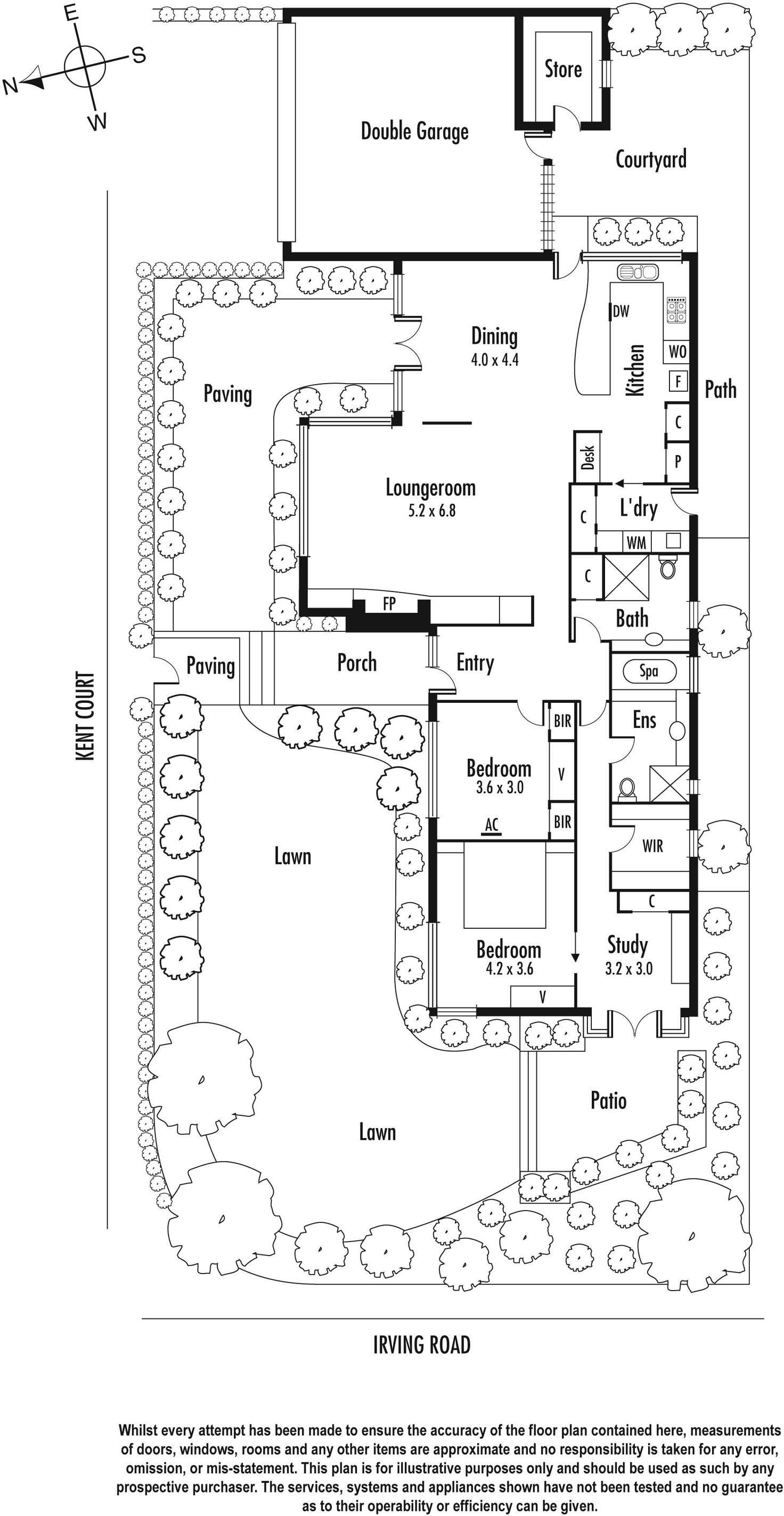 Floorplan of Homely house listing, 12 Irving Road, Toorak VIC 3142