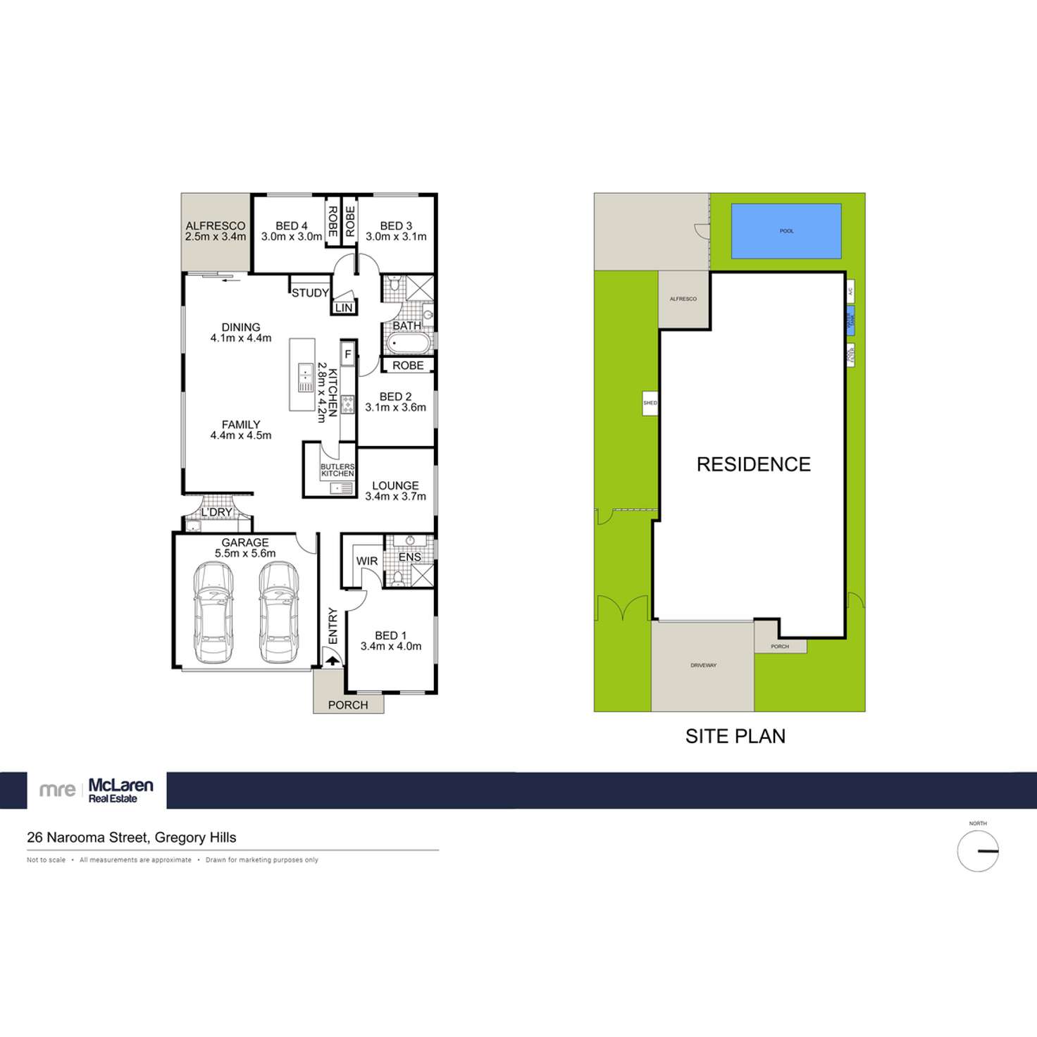 Floorplan of Homely house listing, 26 Narooma Street, Gregory Hills NSW 2557
