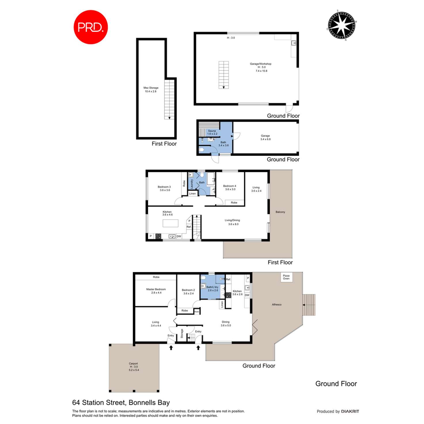 Floorplan of Homely house listing, 64 Station Street, Bonnells Bay NSW 2264