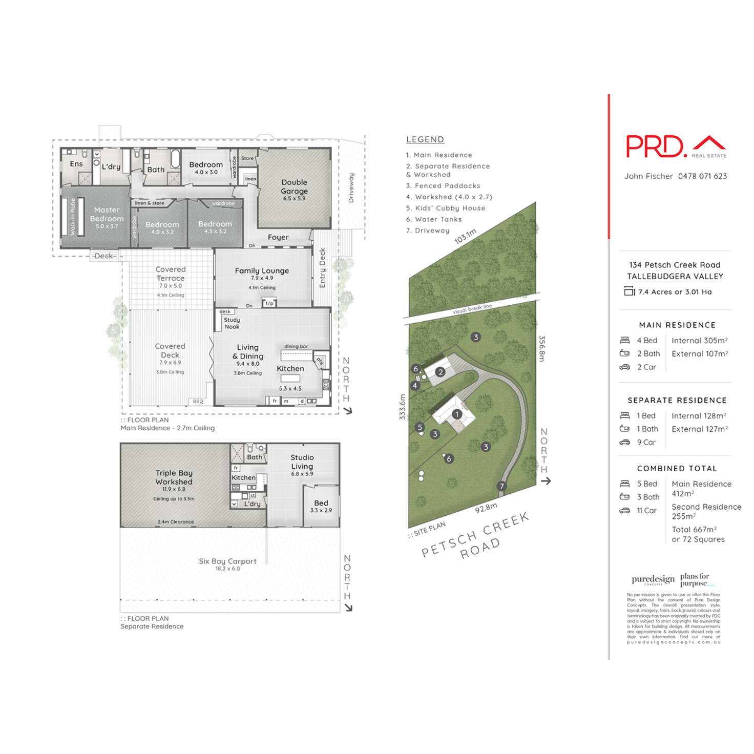 Floorplan of Homely house listing, 134 Petsch Creek Road, Tallebudgera Valley QLD 4228