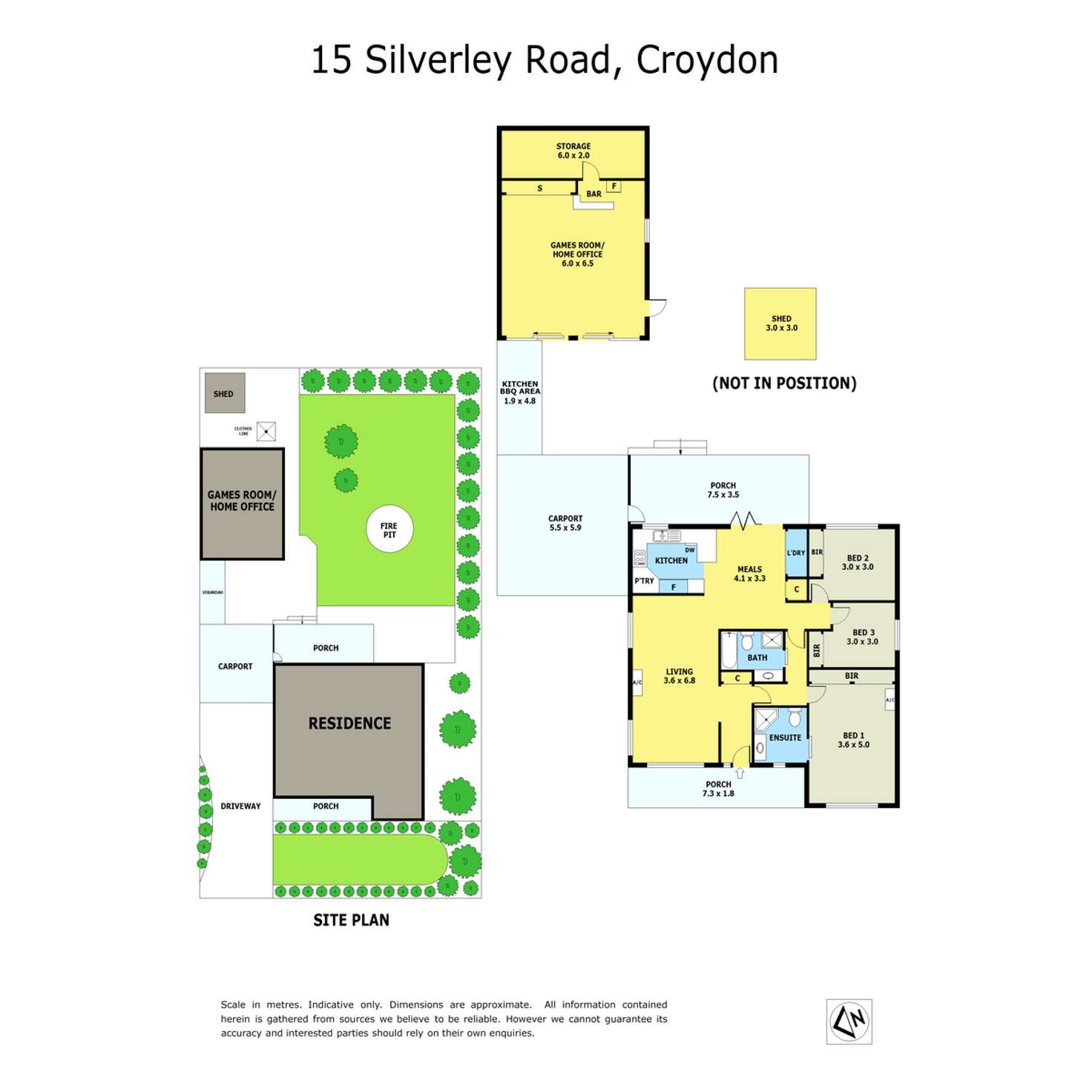 Floorplan of Homely house listing, 15 Silverley Road, Croydon VIC 3136