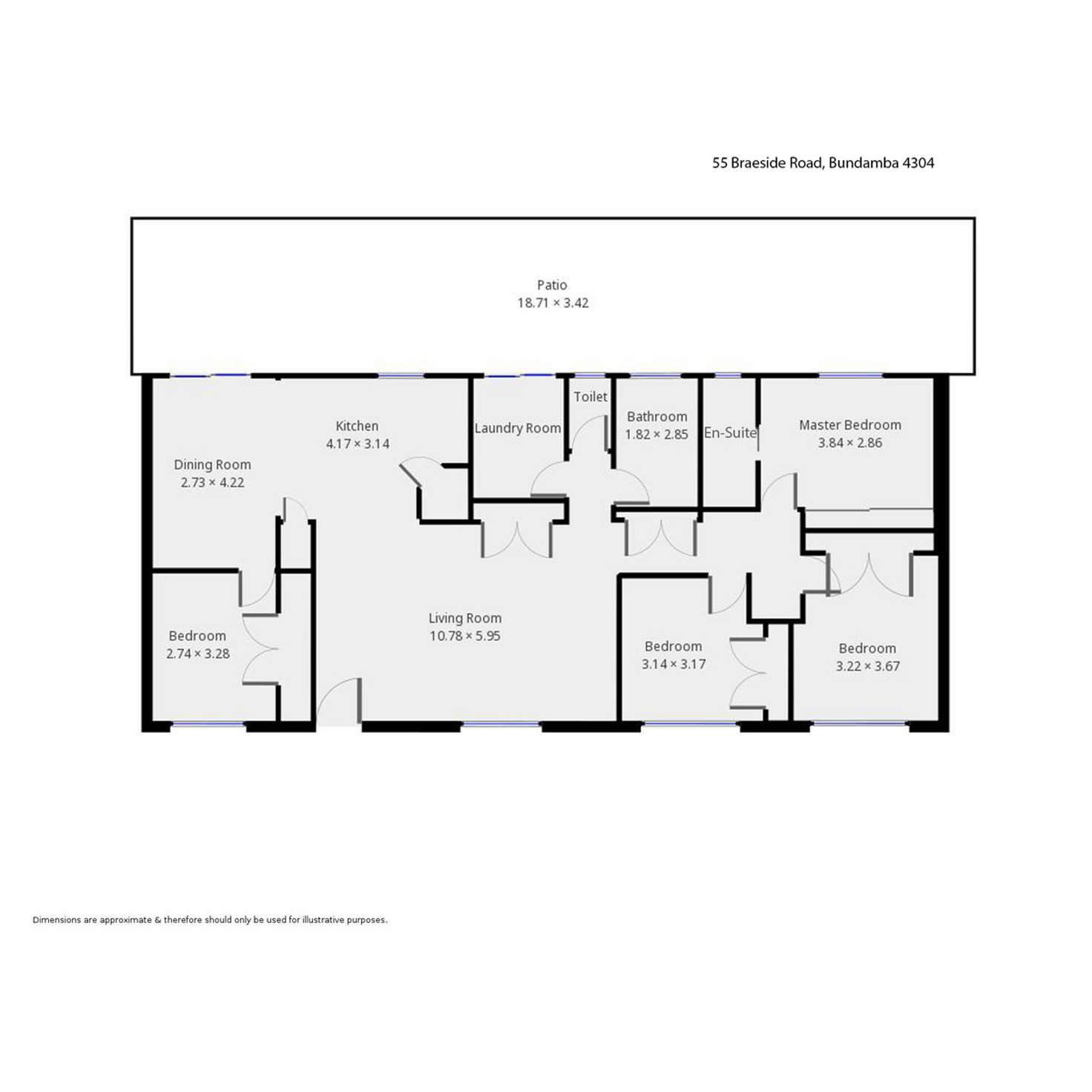 Floorplan of Homely house listing, 55 Braeside Road, Bundamba QLD 4304