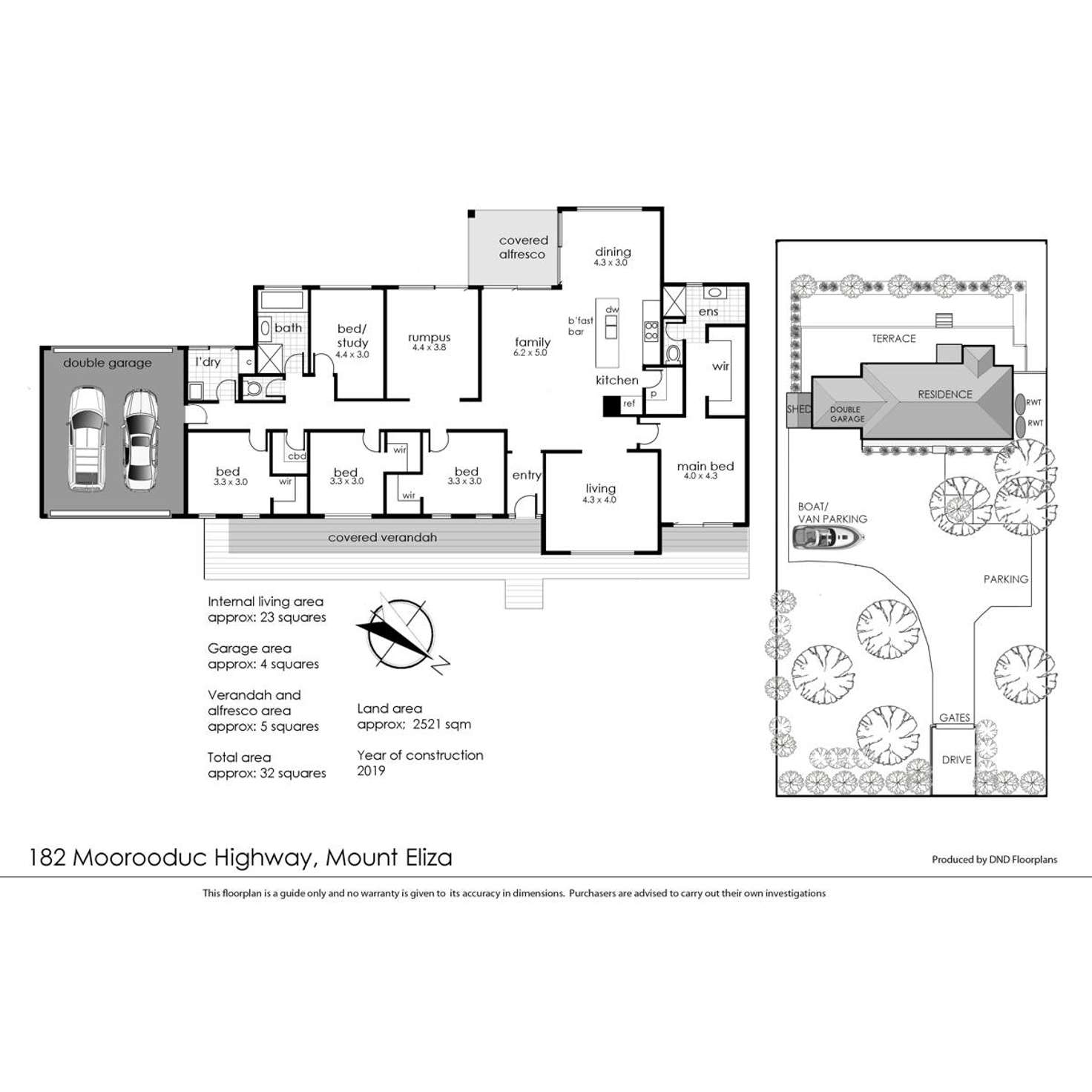 Floorplan of Homely house listing, 182 Moorooduc Highway, Mount Eliza VIC 3930