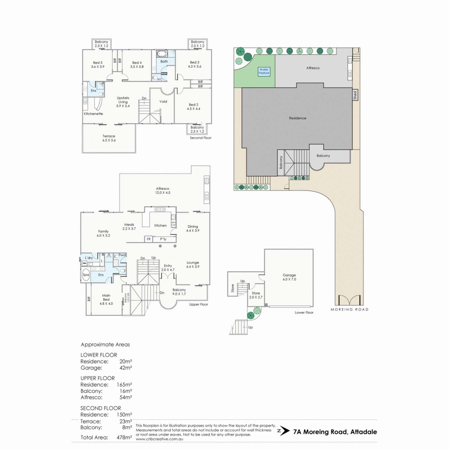 Floorplan of Homely house listing, 7A Moreing Road, Attadale WA 6156