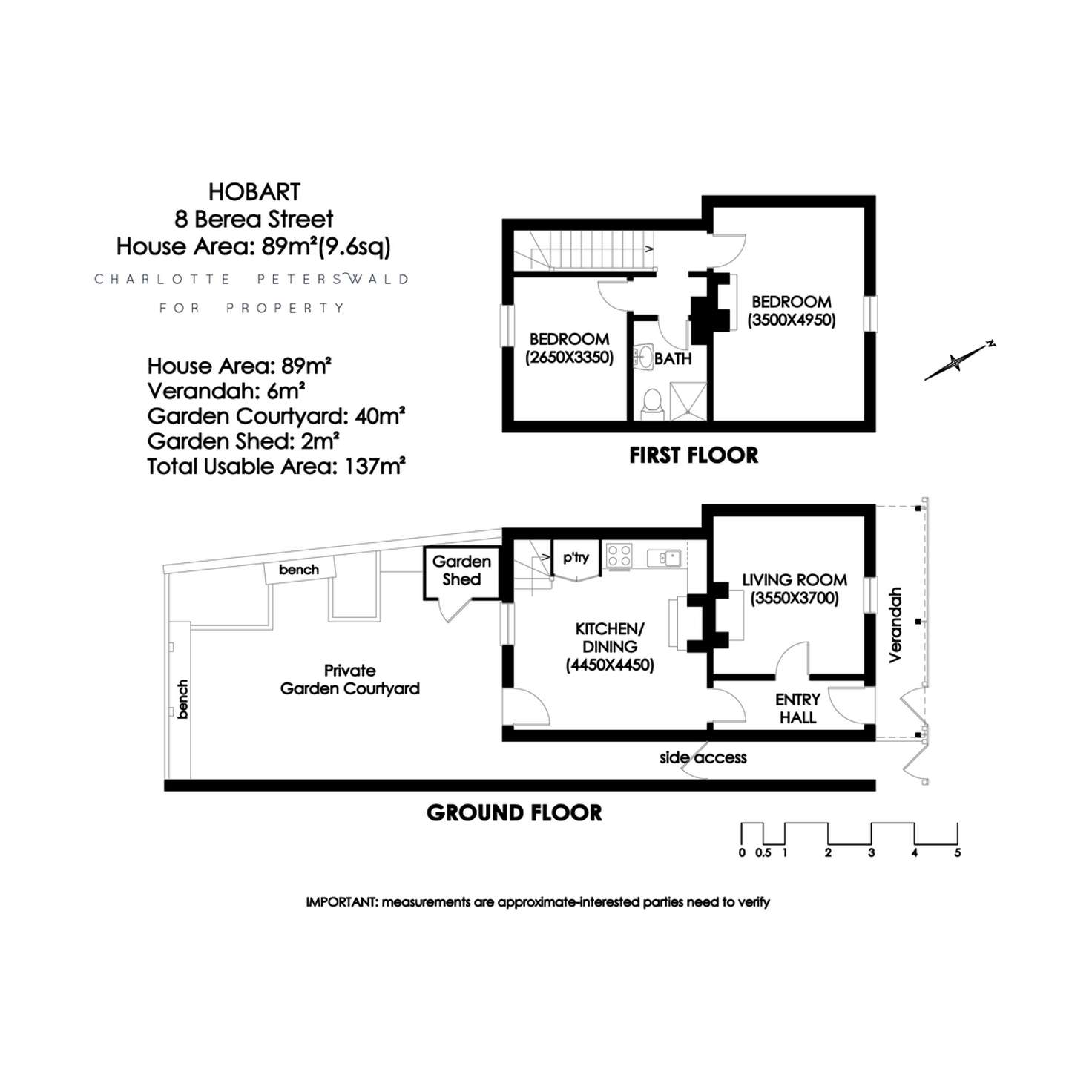 Floorplan of Homely house listing, 8 Berea Street, Hobart TAS 7000