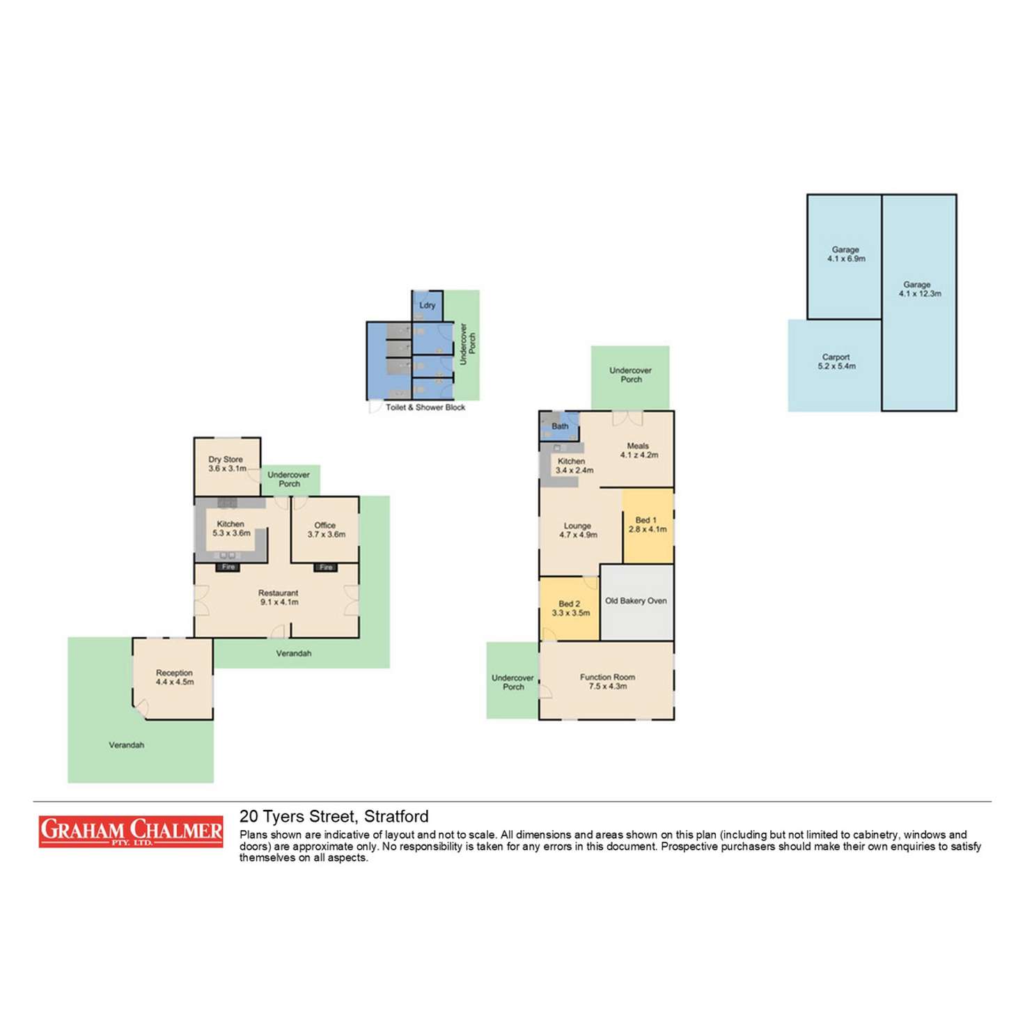 Floorplan of Homely house listing, 20 Tyers Street, Stratford VIC 3862