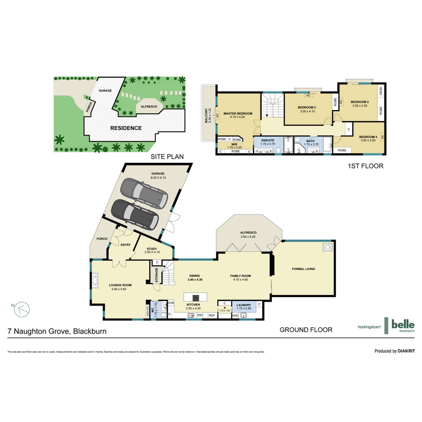 Floorplan of Homely house listing, 7 Naughton Grove, Blackburn VIC 3130