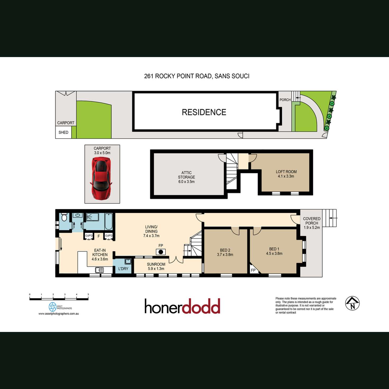 Floorplan of Homely house listing, 261 Rocky Point Road, Sans Souci NSW 2219