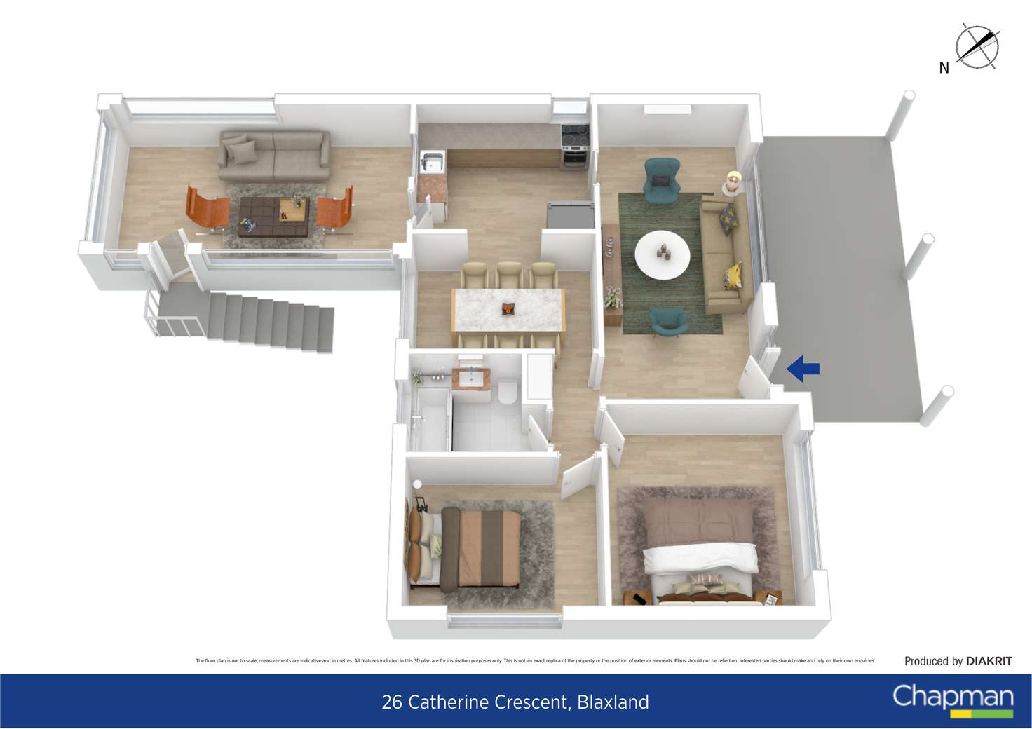 Floorplan of Homely house listing, 26 Catherine Crescent, Blaxland NSW 2774