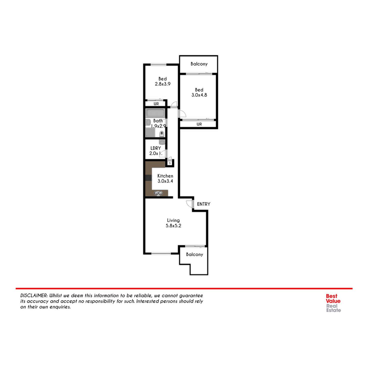 Floorplan of Homely unit listing, 33/2 Hythe Street, Mount Druitt NSW 2770