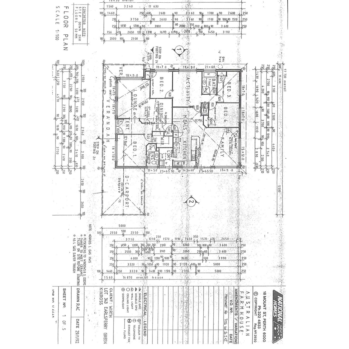 Floorplan of Homely house listing, 7 Earlsferry Green, Kinross WA 6028