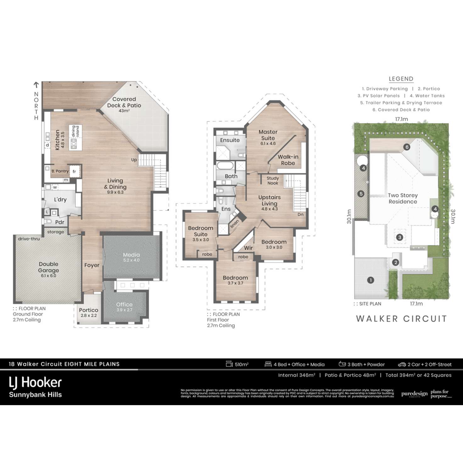 Floorplan of Homely house listing, 18 Walker Circuit, Eight Mile Plains QLD 4113