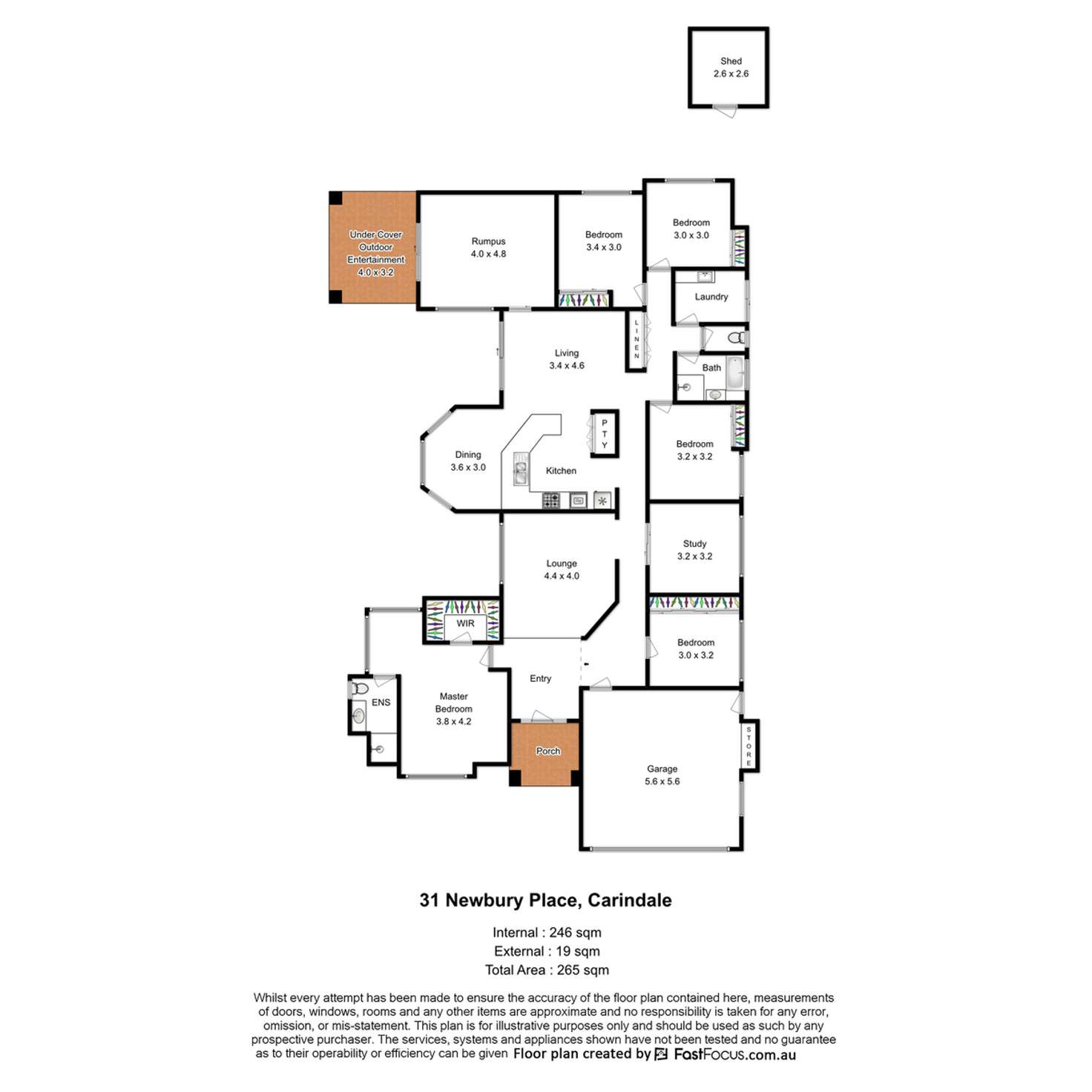 Floorplan of Homely house listing, 31 Newbury Place, Carindale QLD 4152