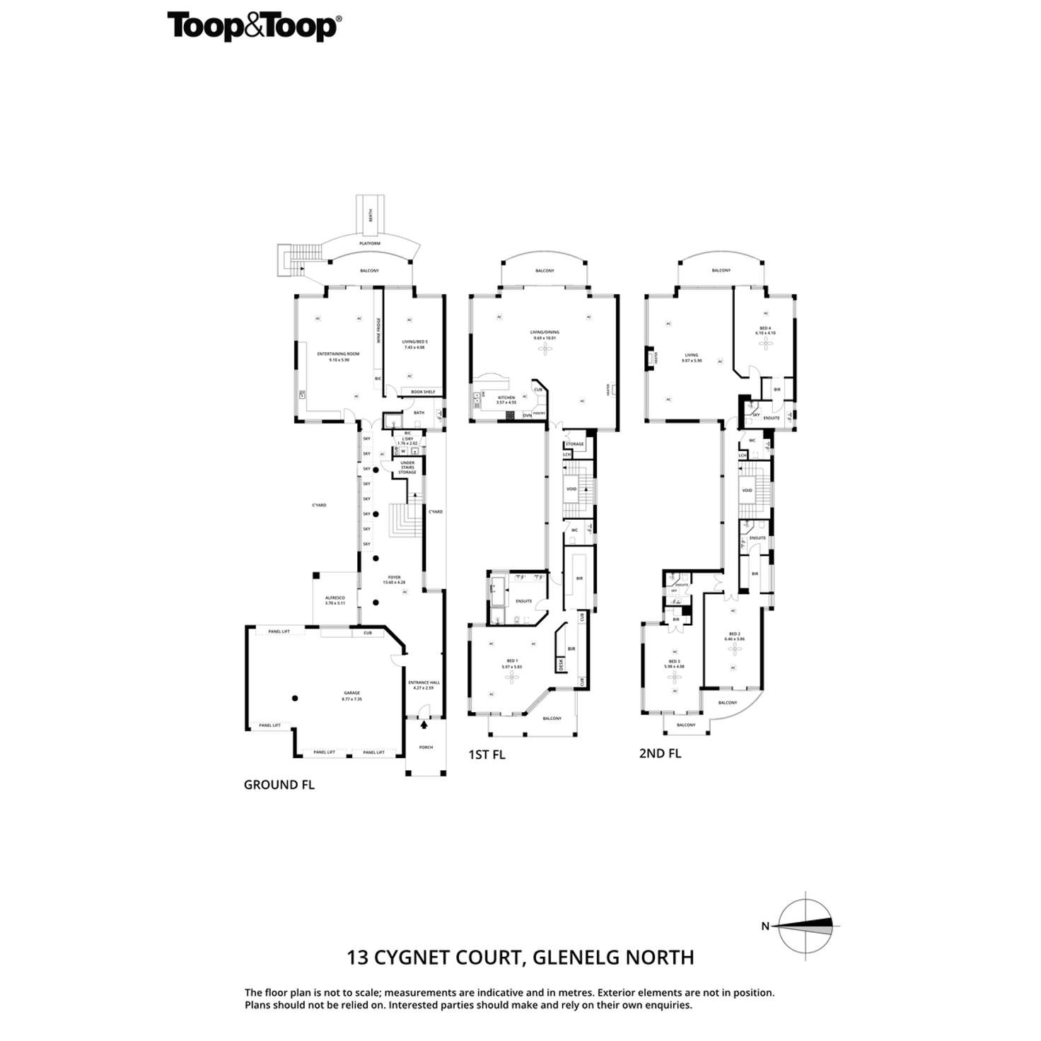 Floorplan of Homely house listing, 13 Cygnet Court, Glenelg North SA 5045