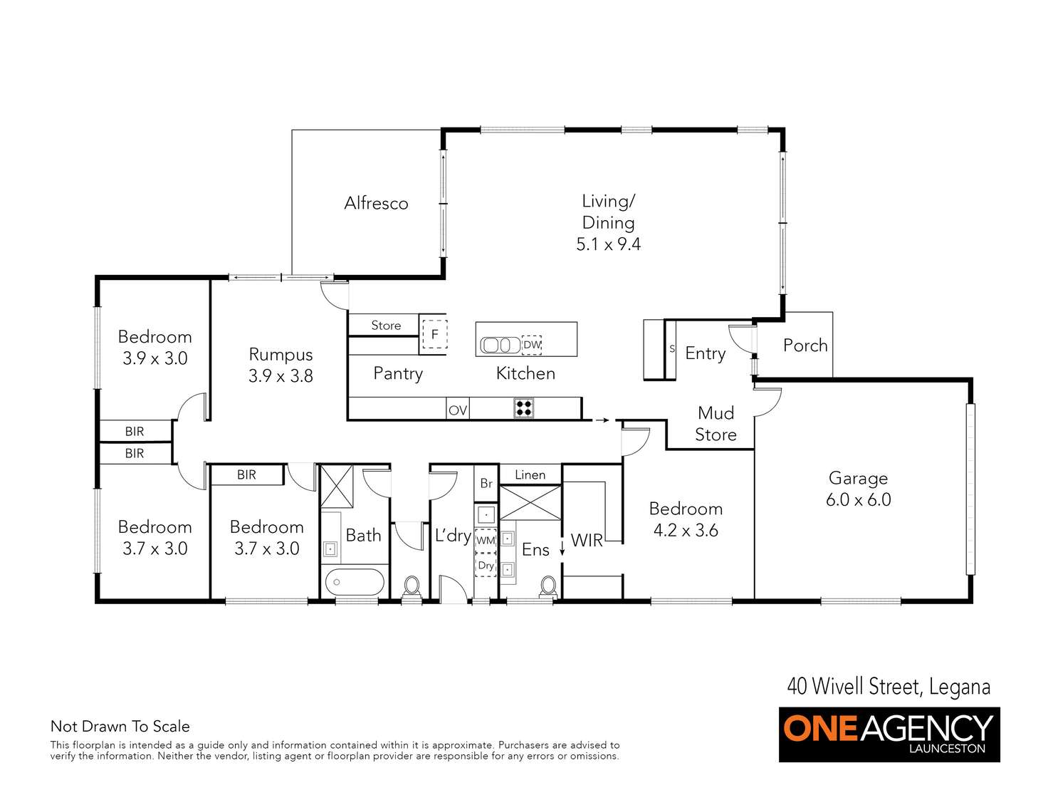 Floorplan of Homely house listing, 40 Wivell Street, Legana TAS 7277