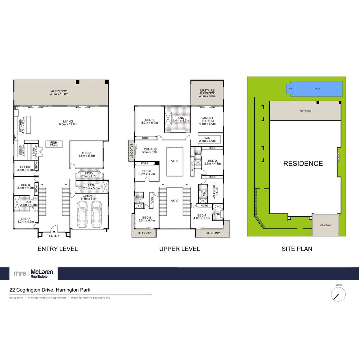 Floorplan of Homely house listing, 22 Cogrington Drive, Harrington Park NSW 2567