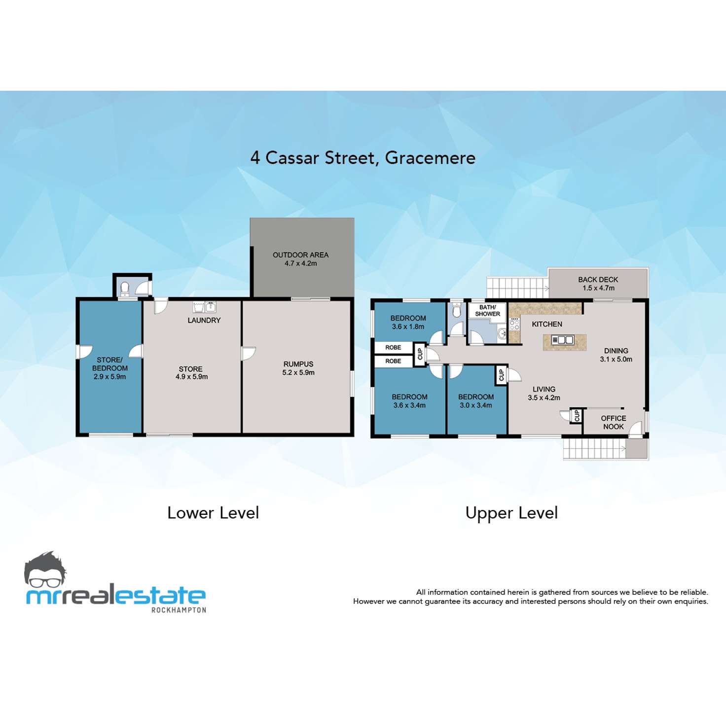 Floorplan of Homely house listing, 4 Cassar Street, Gracemere QLD 4702