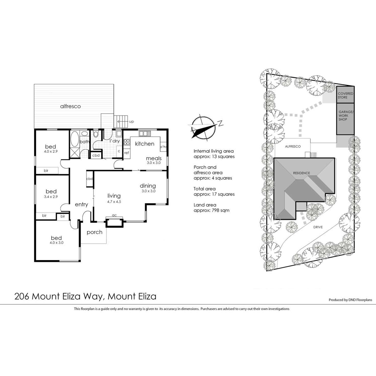 Floorplan of Homely house listing, 206 Mount Eliza Way, Mount Eliza VIC 3930