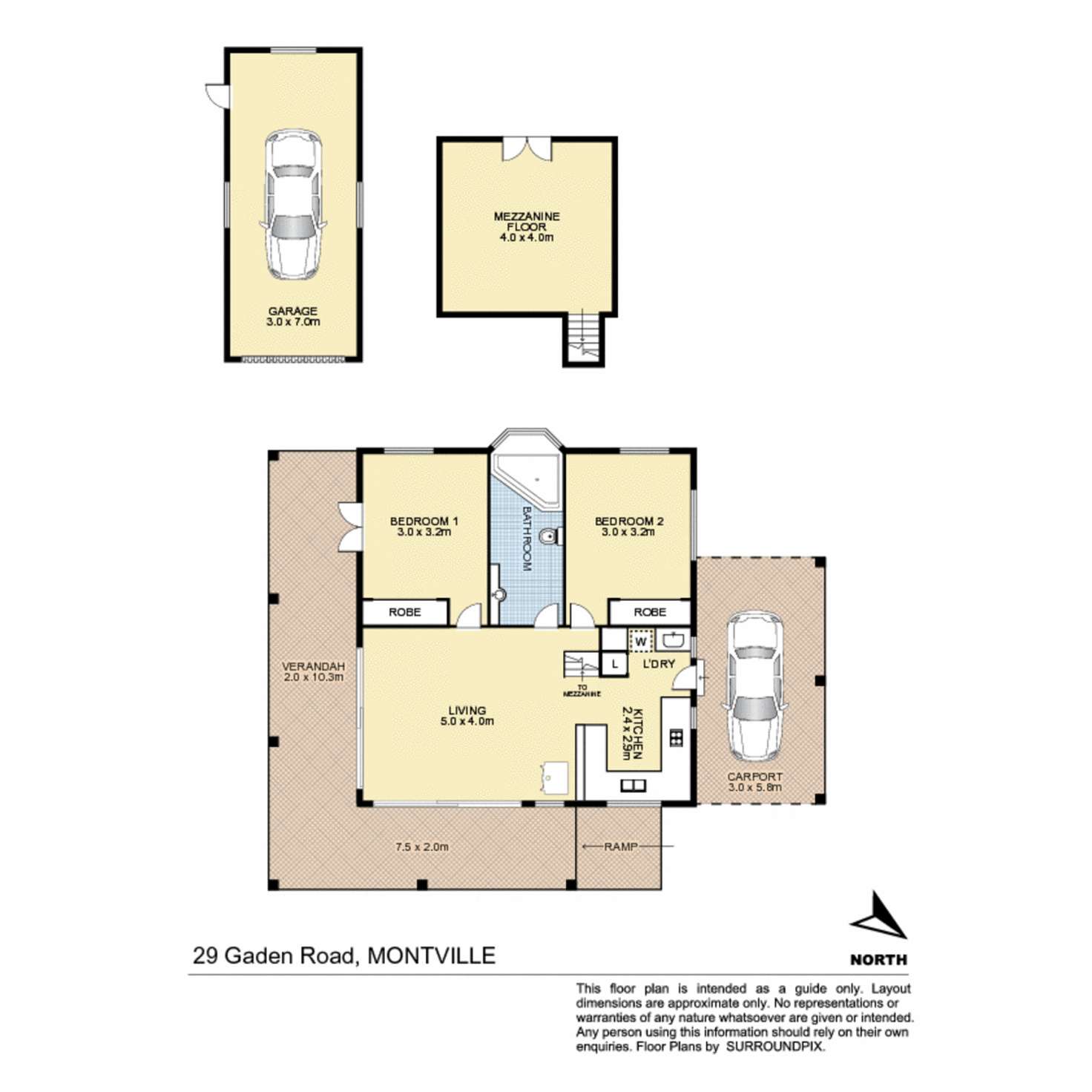 Floorplan of Homely house listing, 29 Gaden Road, Montville QLD 4560