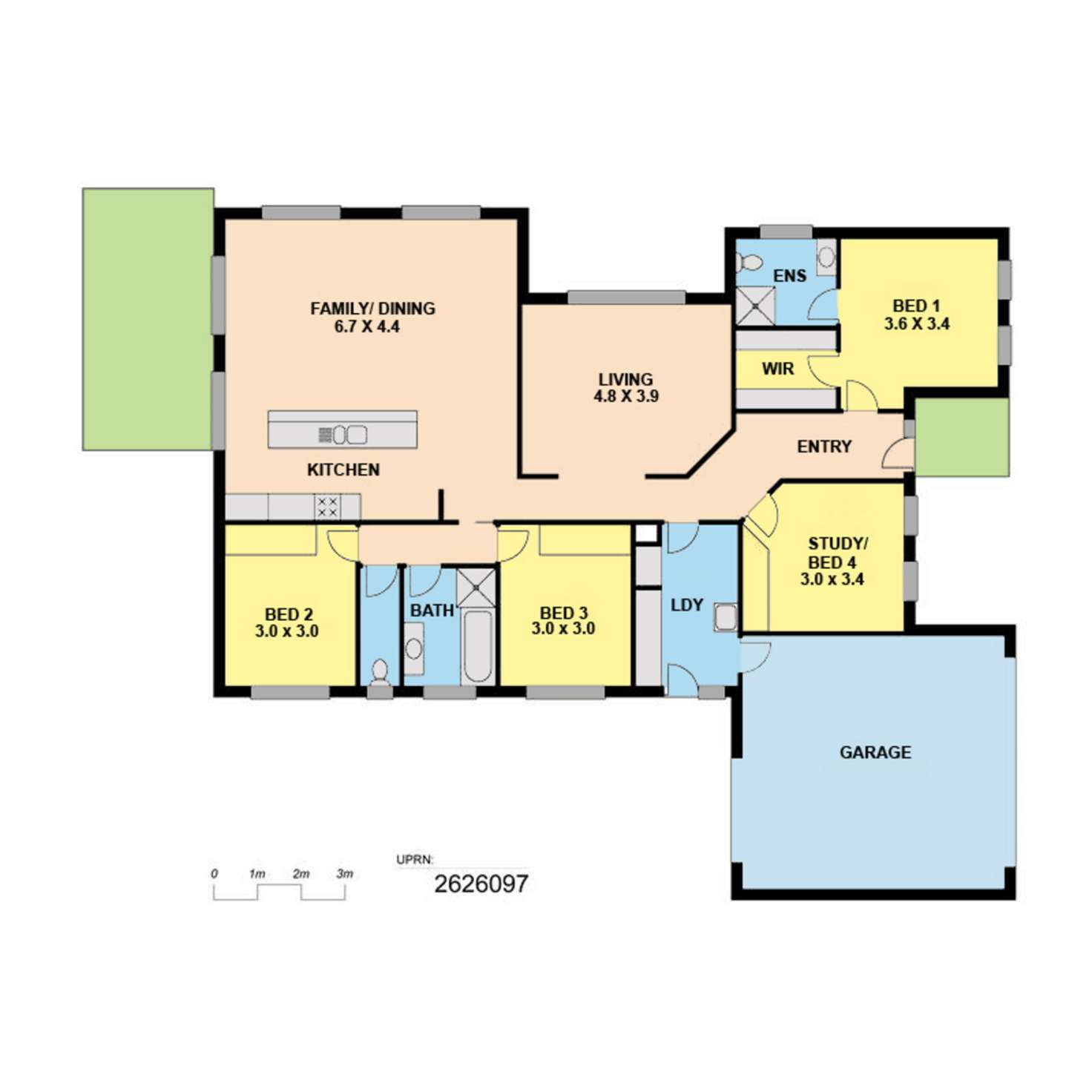 Floorplan of Homely house listing, 12 Langholme Court, Sale VIC 3850