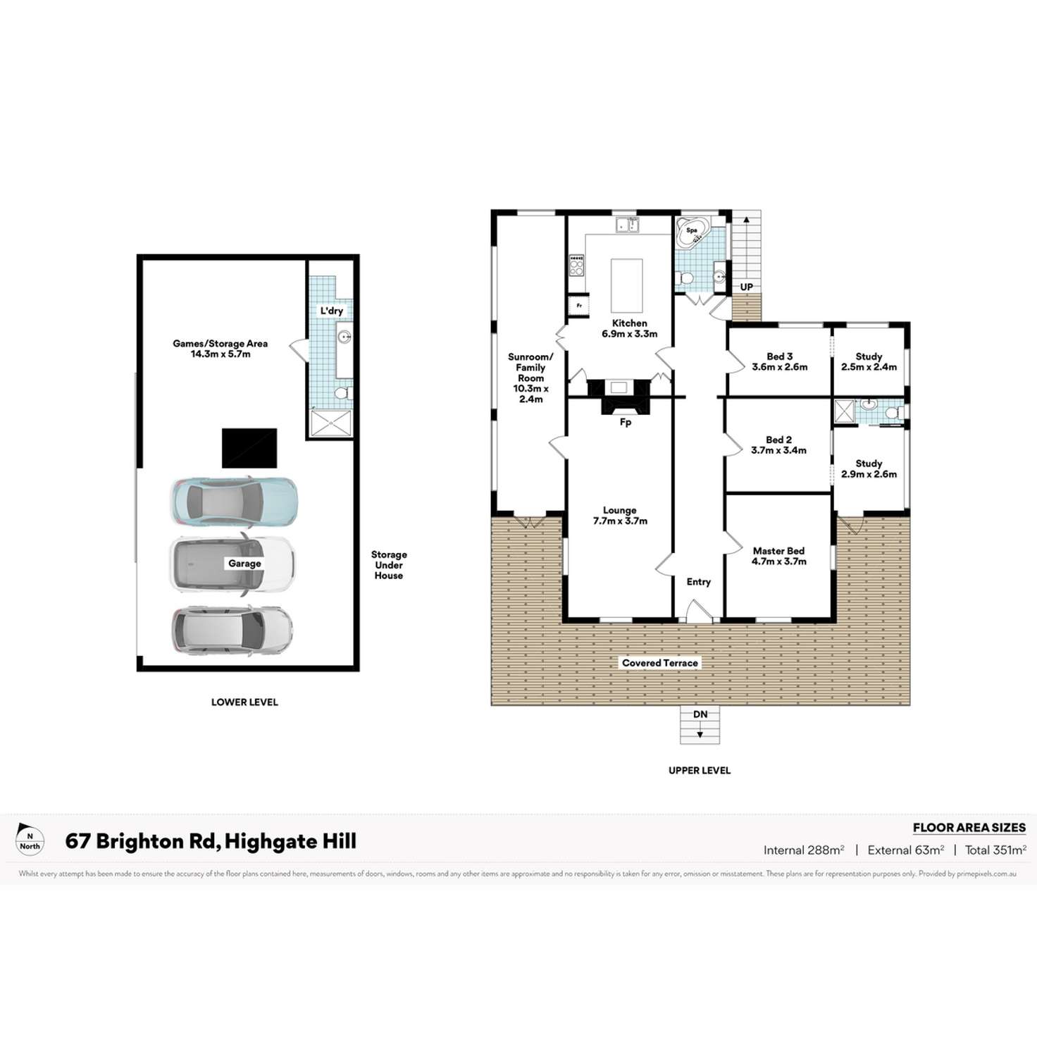 Floorplan of Homely house listing, 67 Brighton Road, Highgate Hill QLD 4101