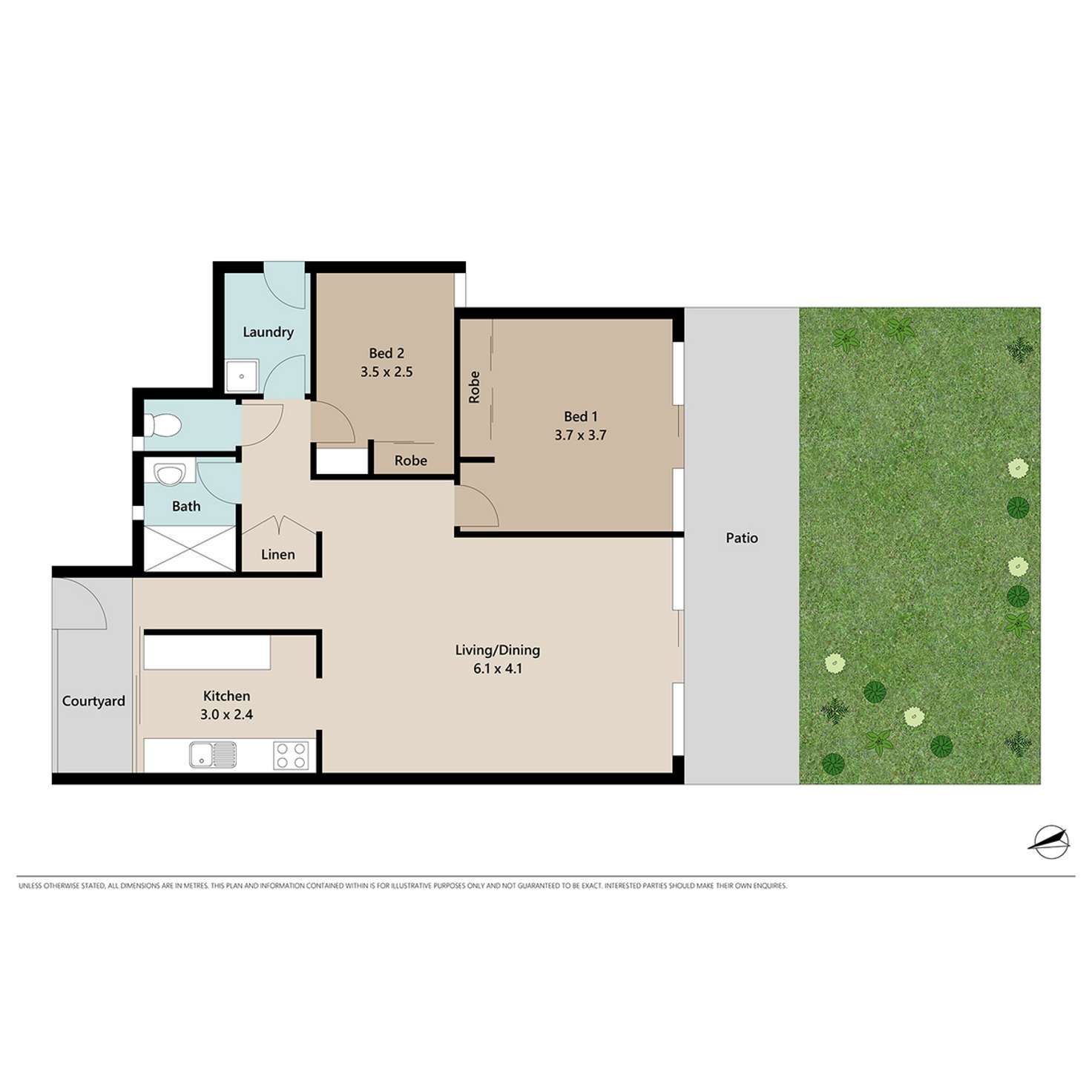 Floorplan of Homely unit listing, 2/8 Comus Avenue, Ascot QLD 4007