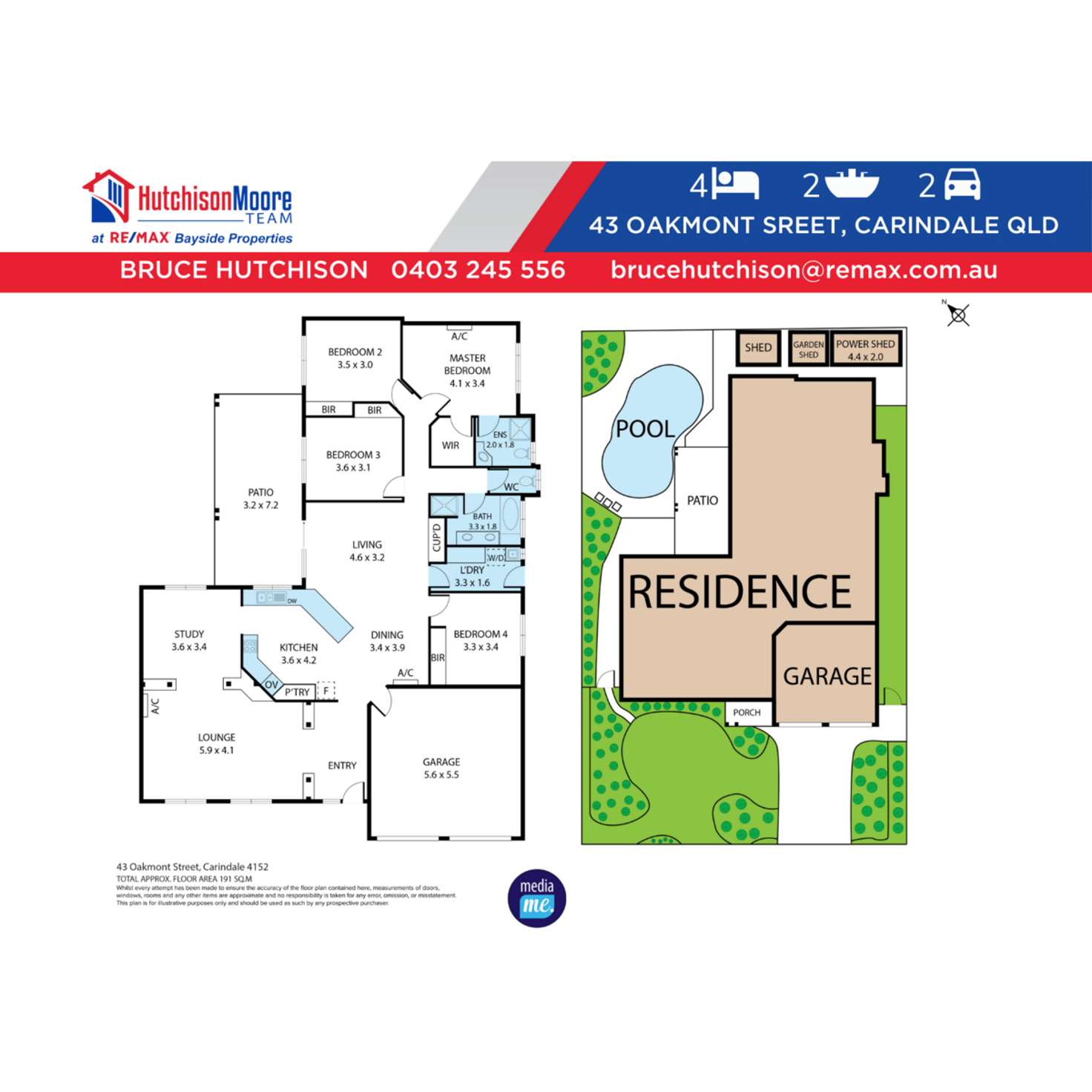 Floorplan of Homely house listing, 43 Oakmont Street, Carindale QLD 4152