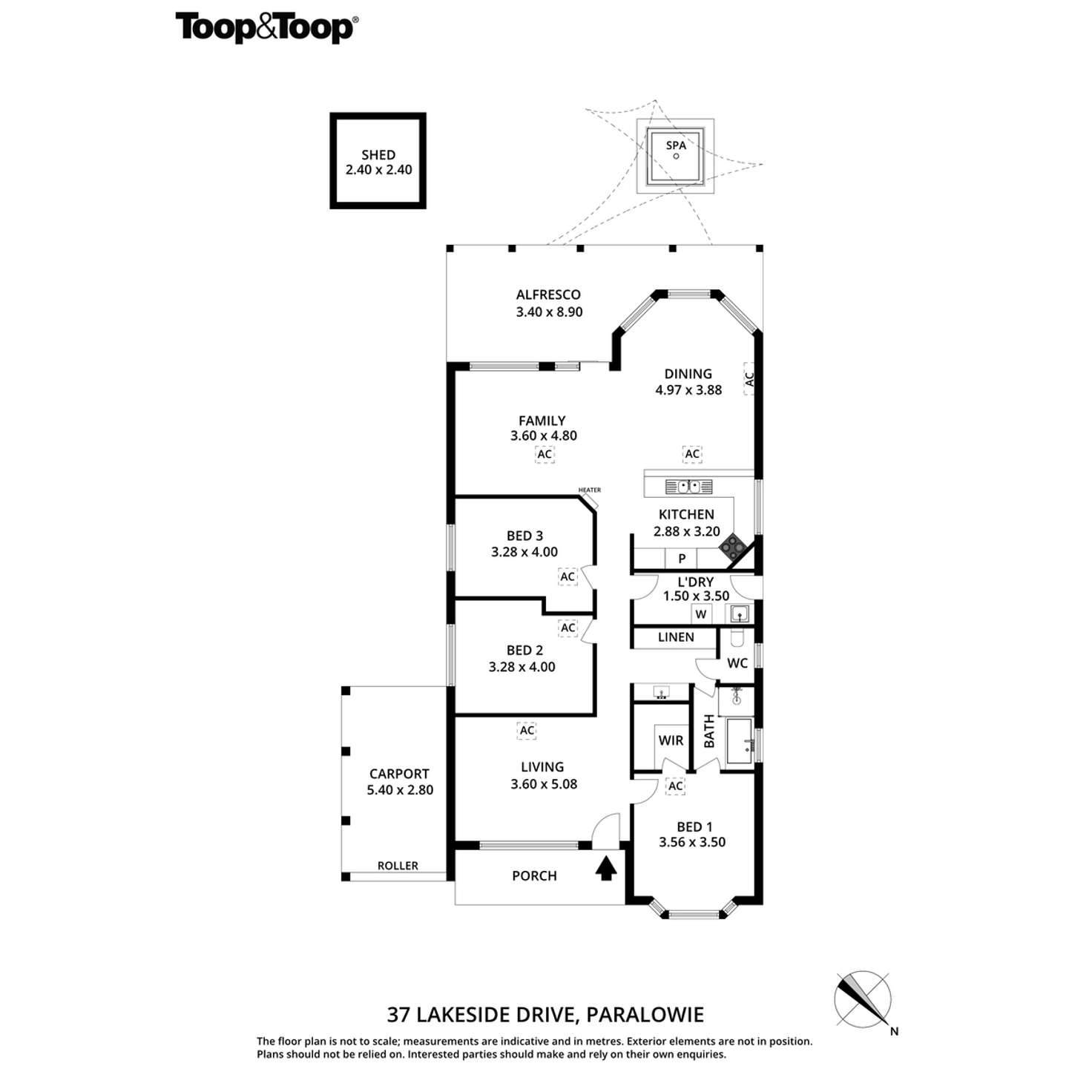 Floorplan of Homely house listing, 37 Lakeside Drive, Paralowie SA 5108