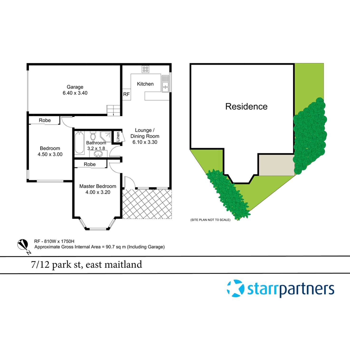 Floorplan of Homely unit listing, 7/12 Park Street, East Maitland NSW 2323