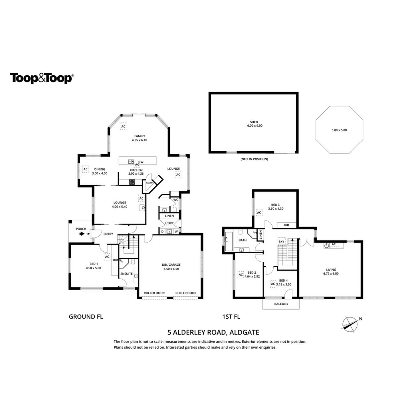 Floorplan of Homely house listing, 5 Alderley Road, Aldgate SA 5154