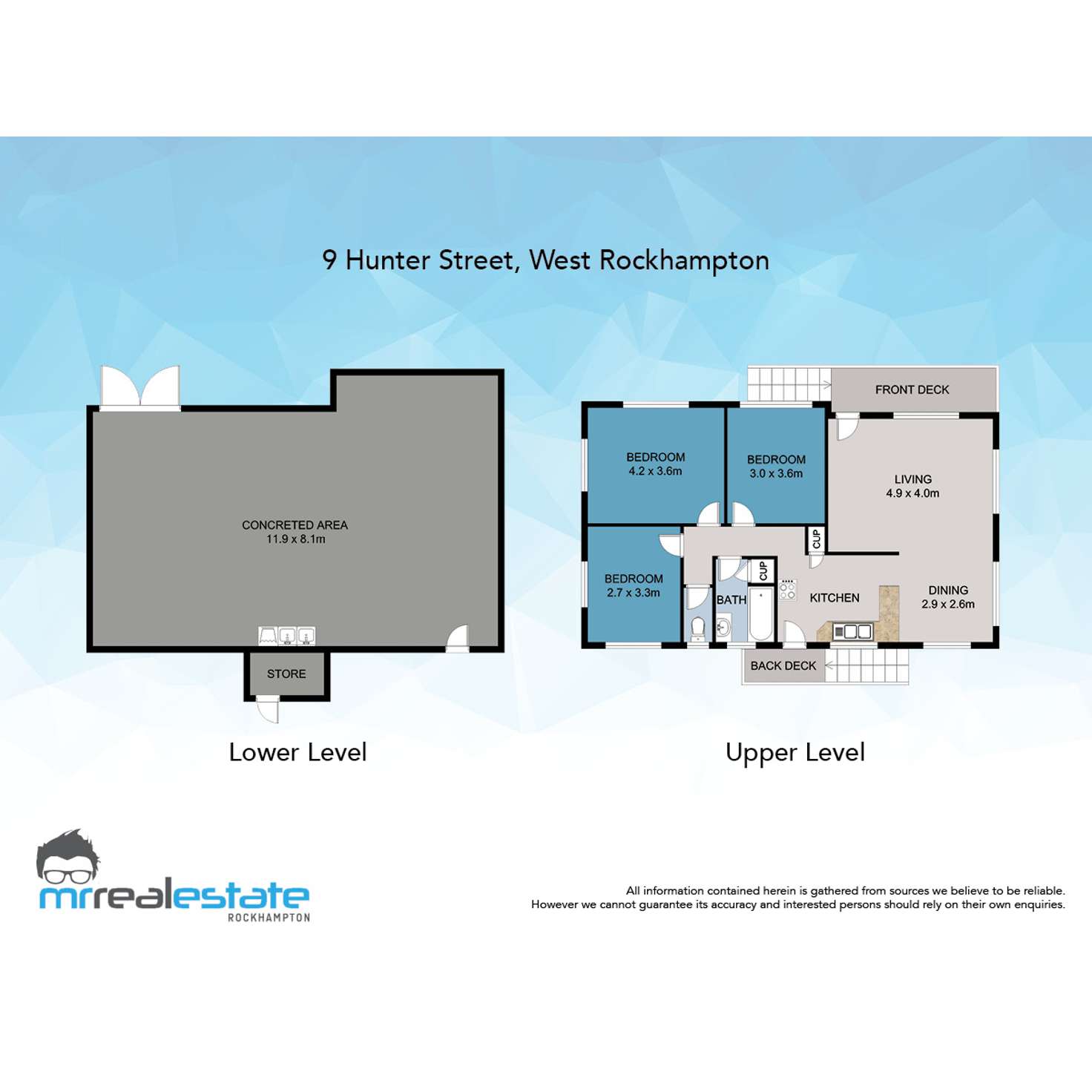 Floorplan of Homely house listing, 9 Hunter Street, West Rockhampton QLD 4700