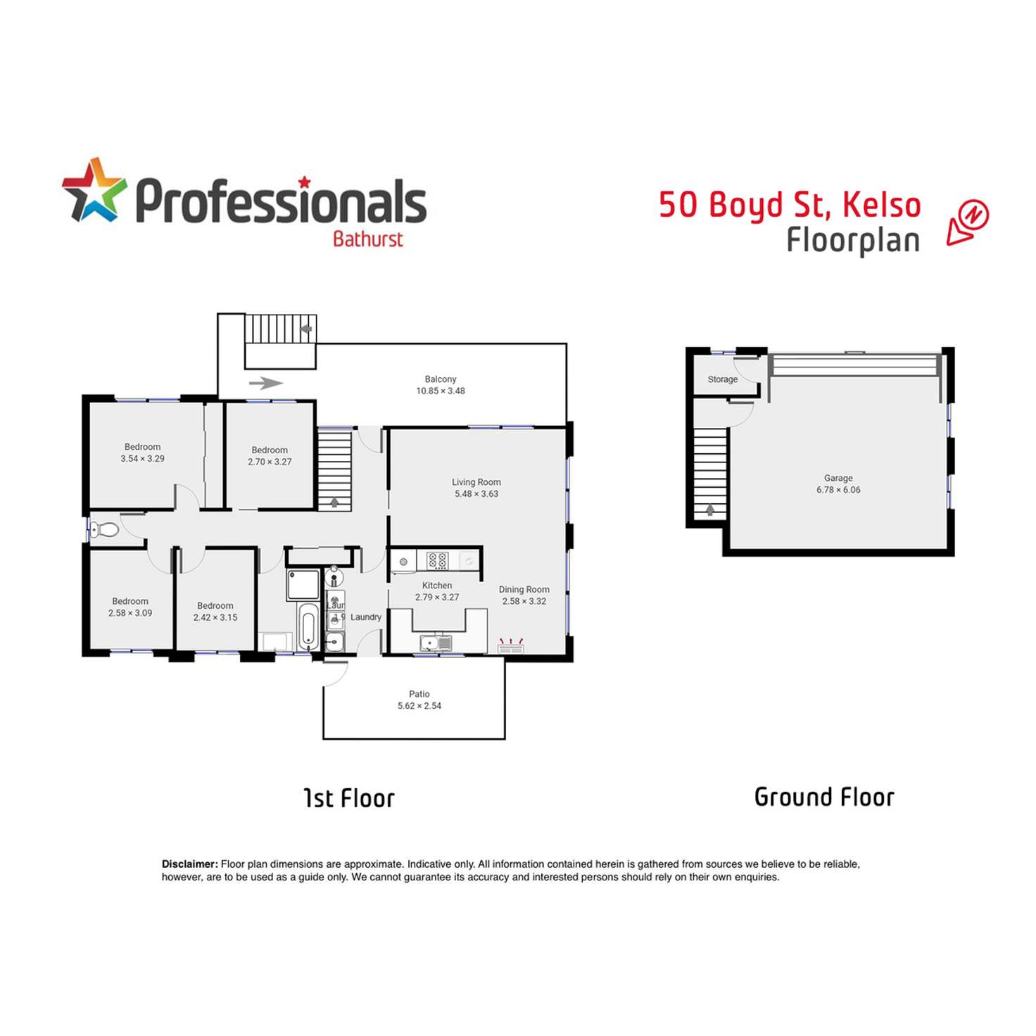 Floorplan of Homely house listing, 50 Boyd Street, Bathurst NSW 2795
