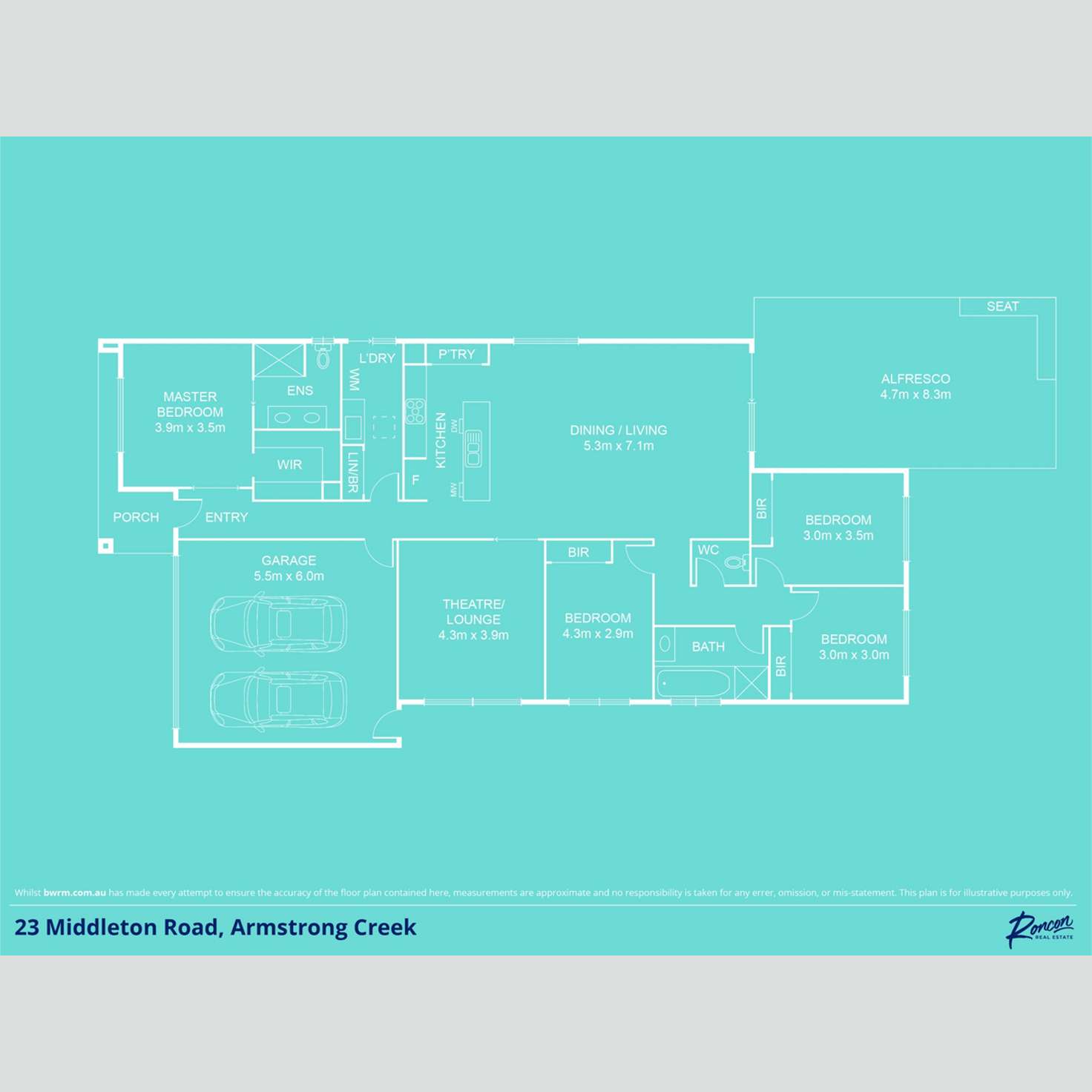 Floorplan of Homely house listing, 23 Middleton Road, Armstrong Creek VIC 3217