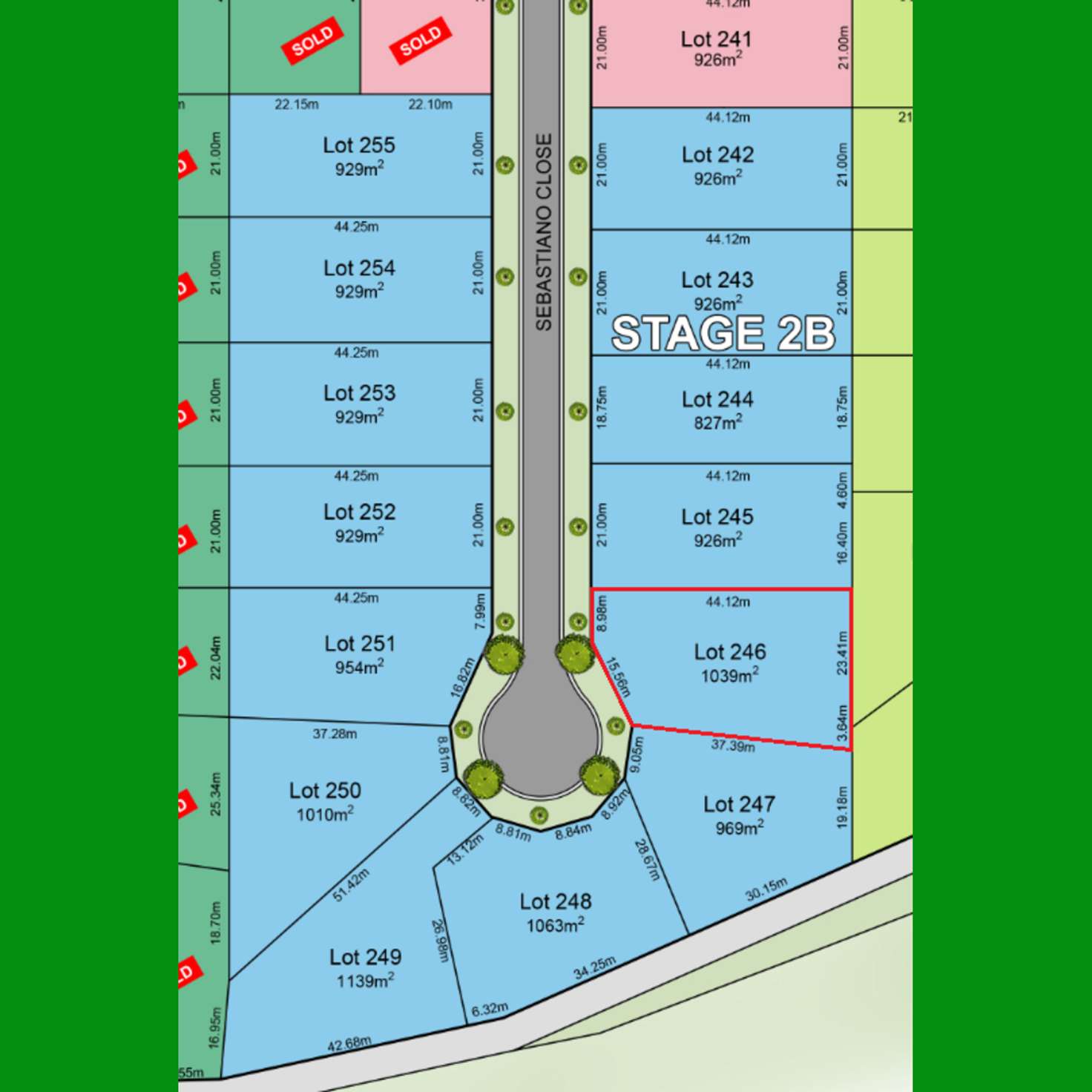 Floorplan of Homely residentialLand listing, LOT 246 Sebastiano Close, Mareeba QLD 4880